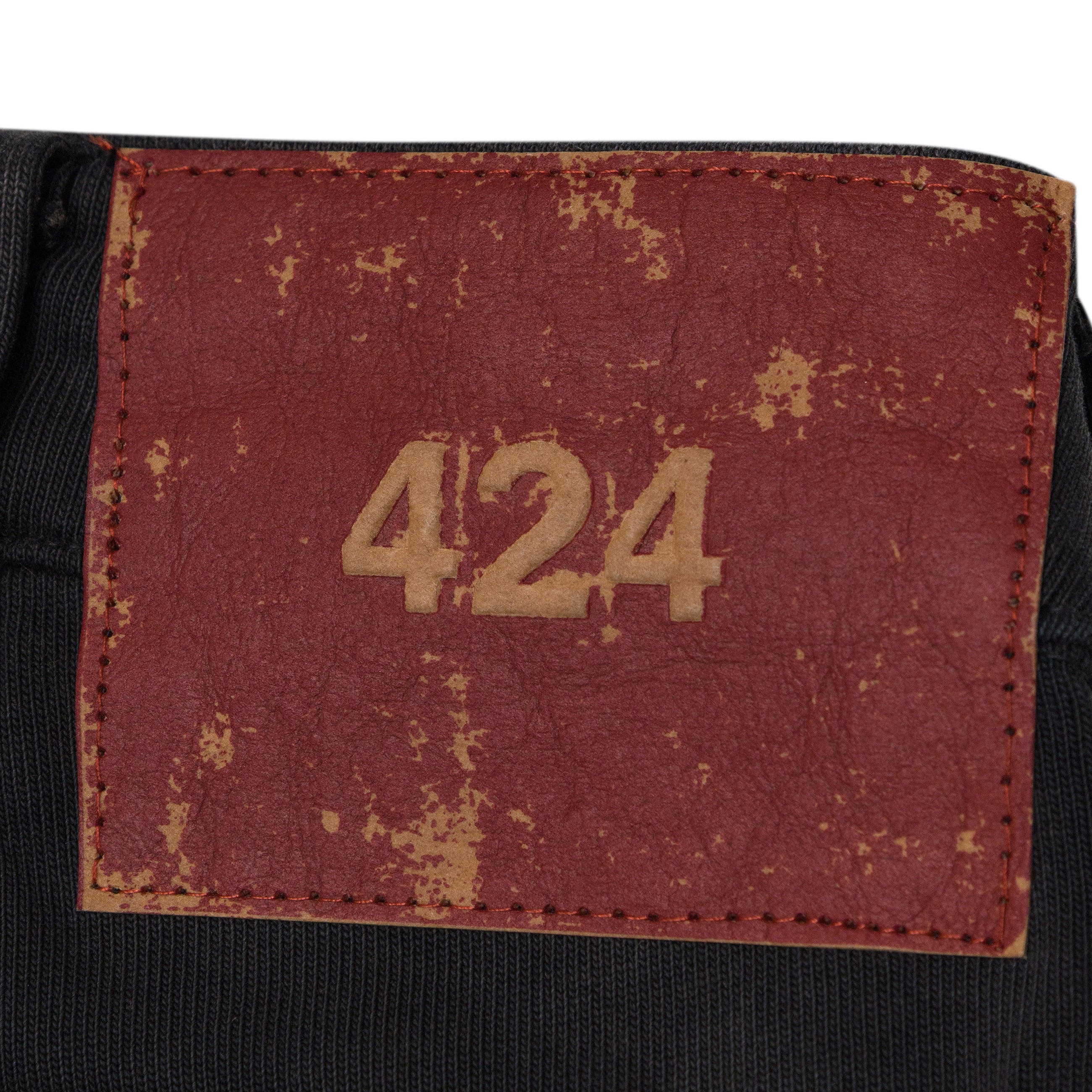 424 Ripped Bermuda Shorts Black Black