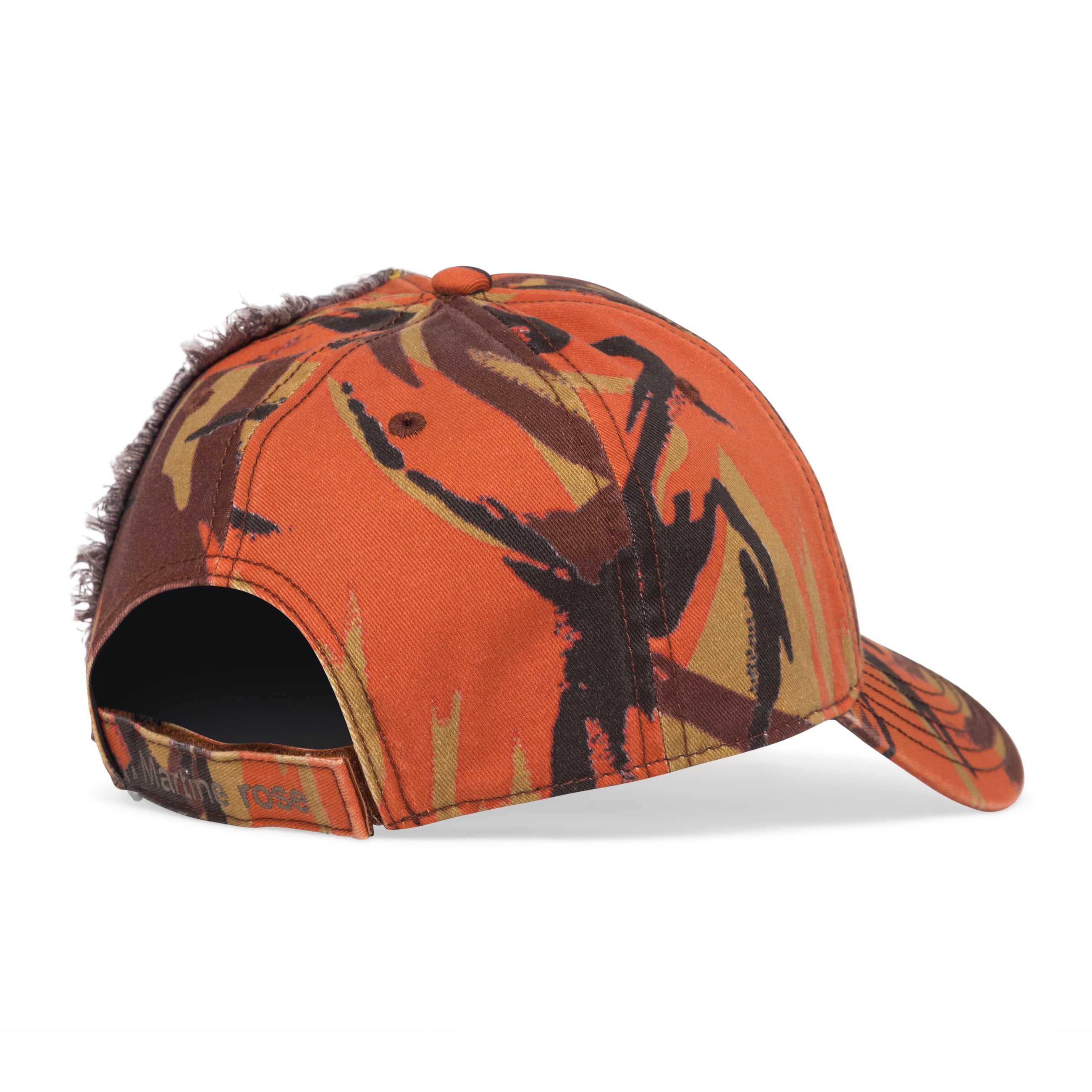 Martine Rose Orange Collage Cap