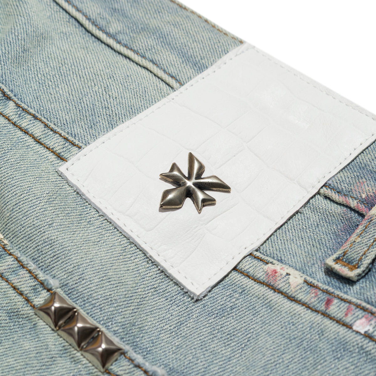 YOSSI CORP Cobain Thermal Patched Denim Blue