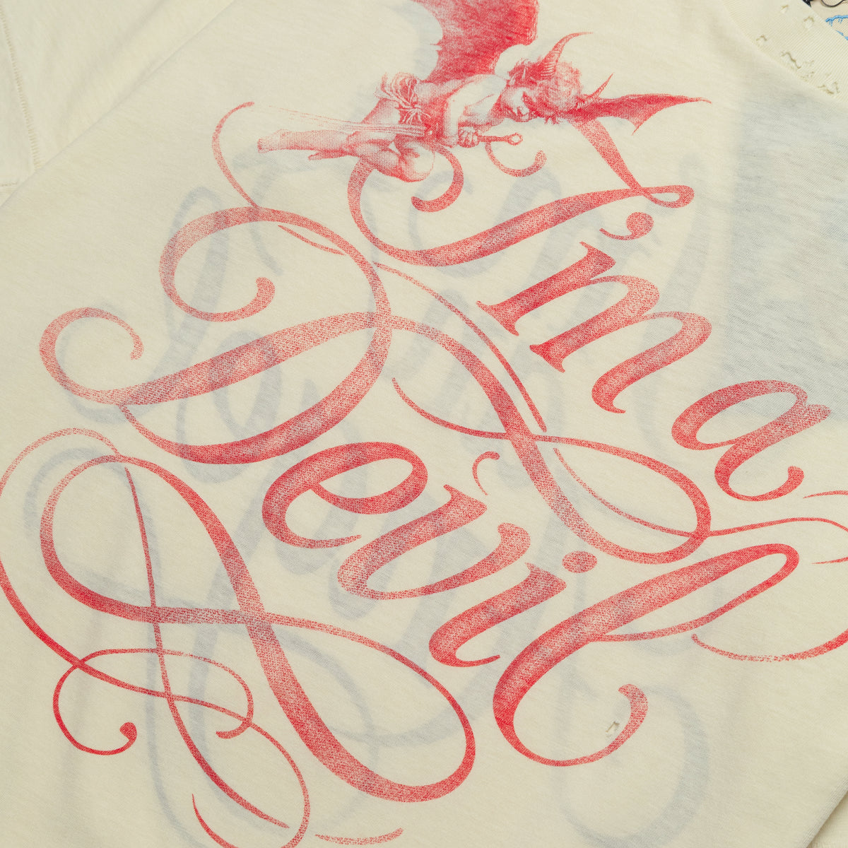 Ercole Studio I'M An Angel Vintage Jersey T Shirts White
