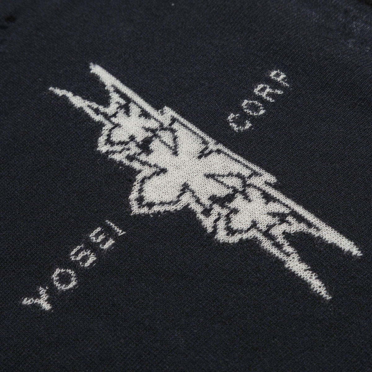 YOSSI CORP Alan Vega Sweater Black
