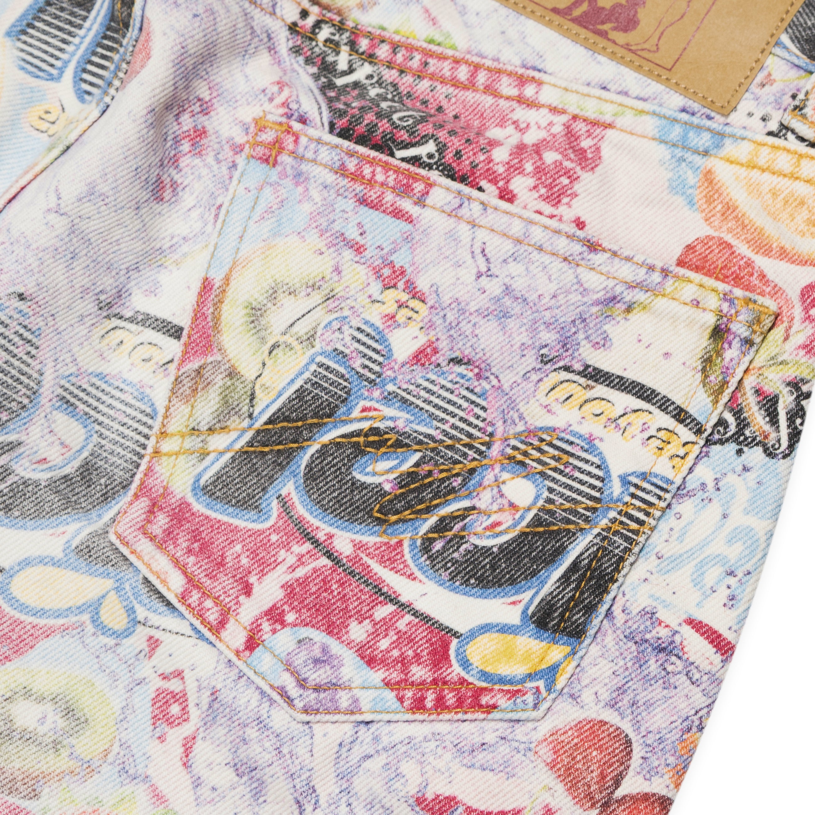 Martine Rose 5 Pocket Relaxed Fit Jean Multicolor