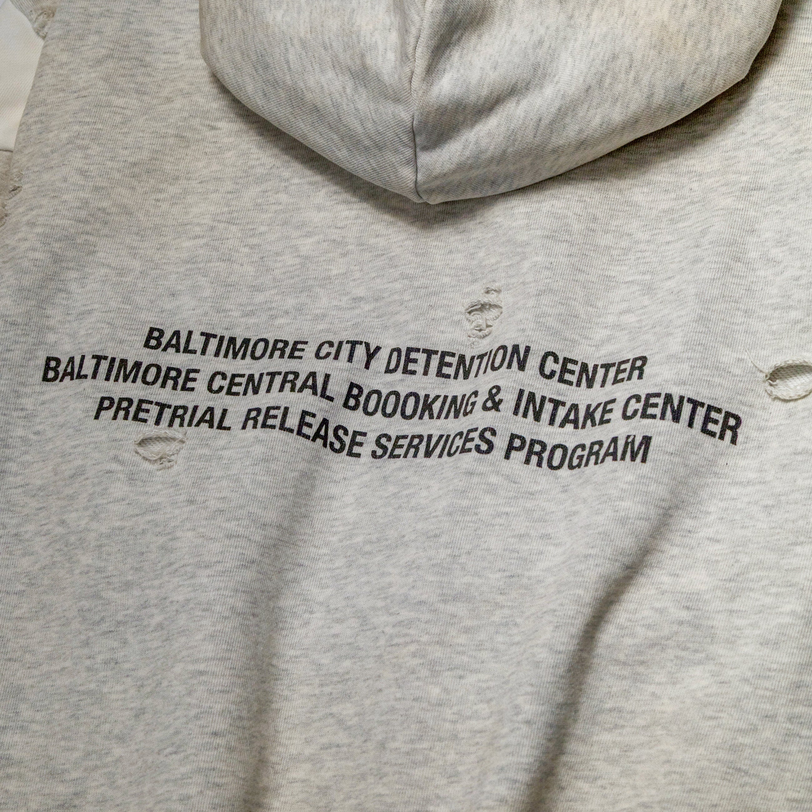Protocol Index Reconstructed Sweatshirts Zip Hoodie White