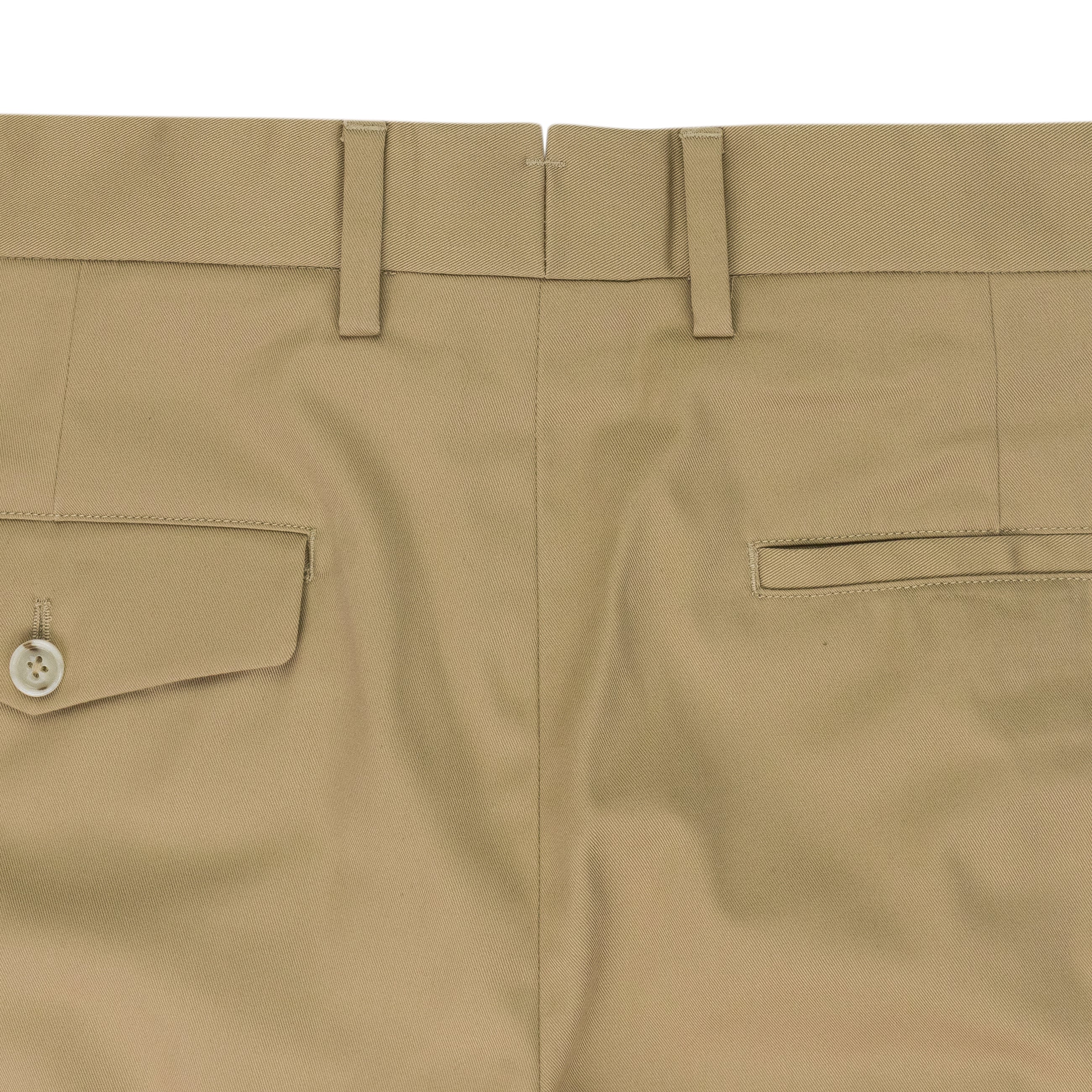 Ann Demeulemeester Botel Wide Leg Pleated Trousers Sand