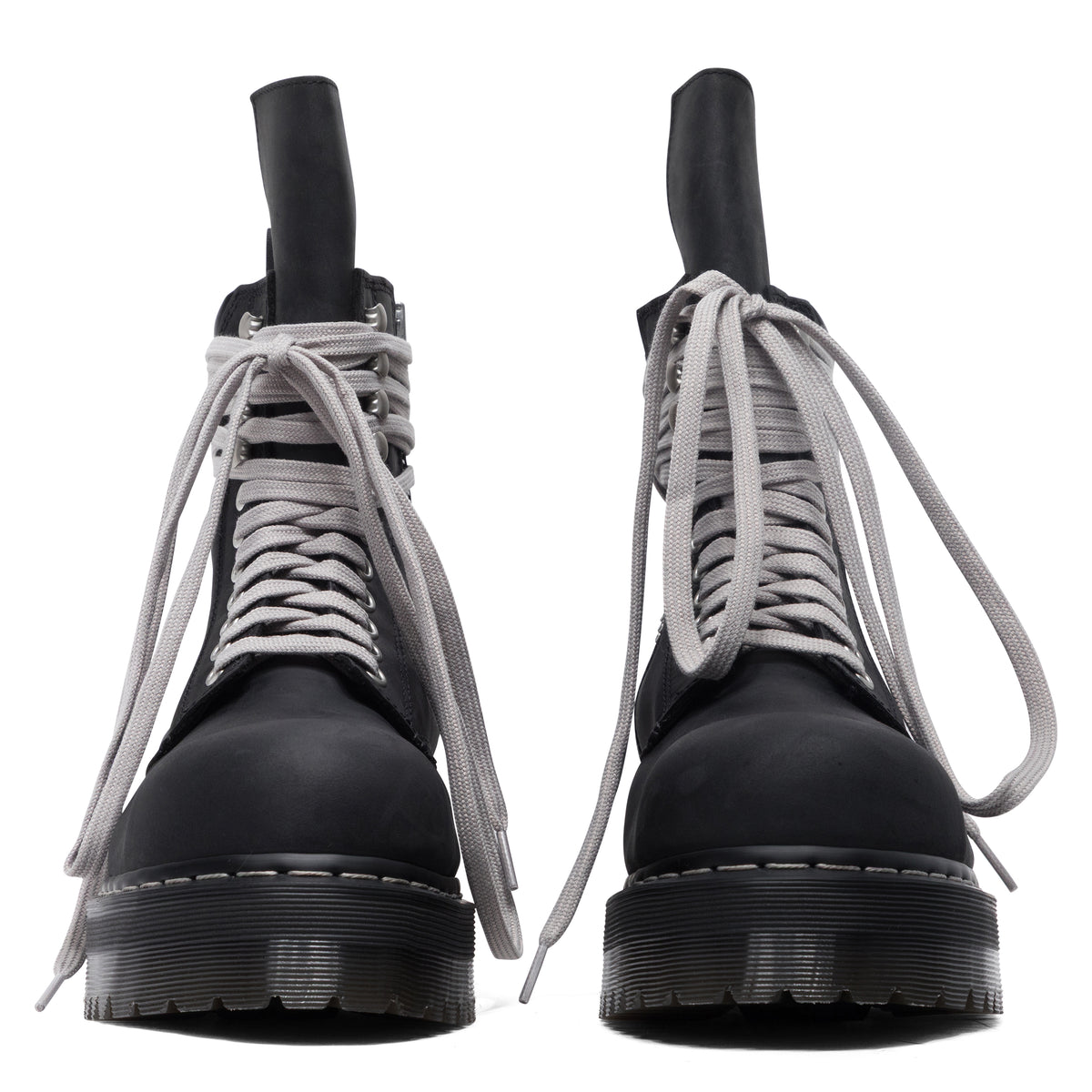 Dr. Martens Rick Owens Quad Sole - Mens Steel Toe Boot Black