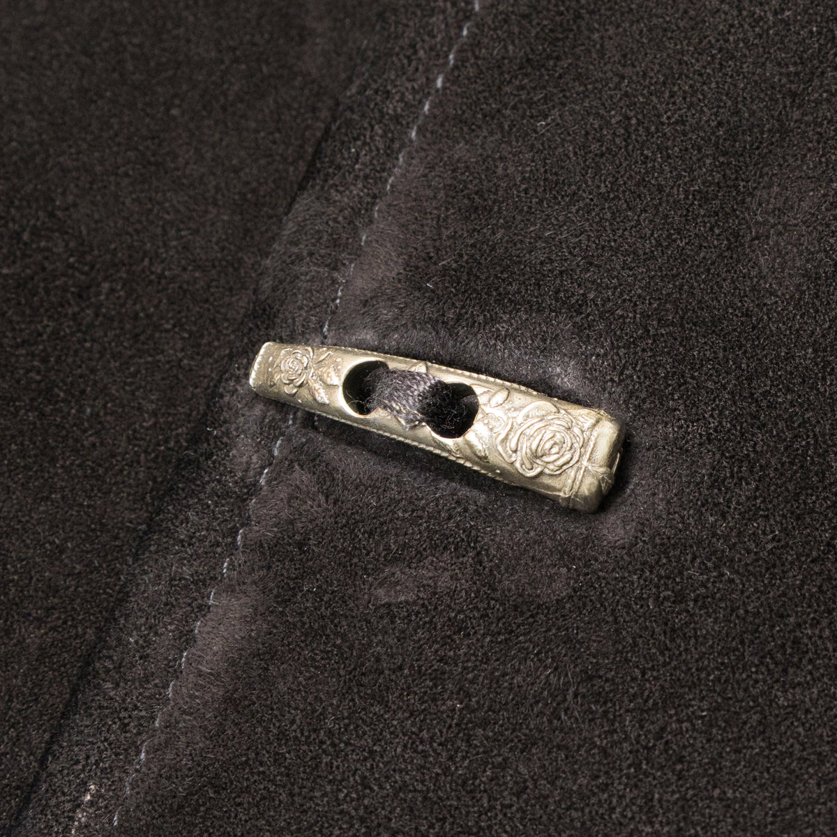 Enfants Riches Deprimes Suede AcadÉMie Jacket Black / Ivory