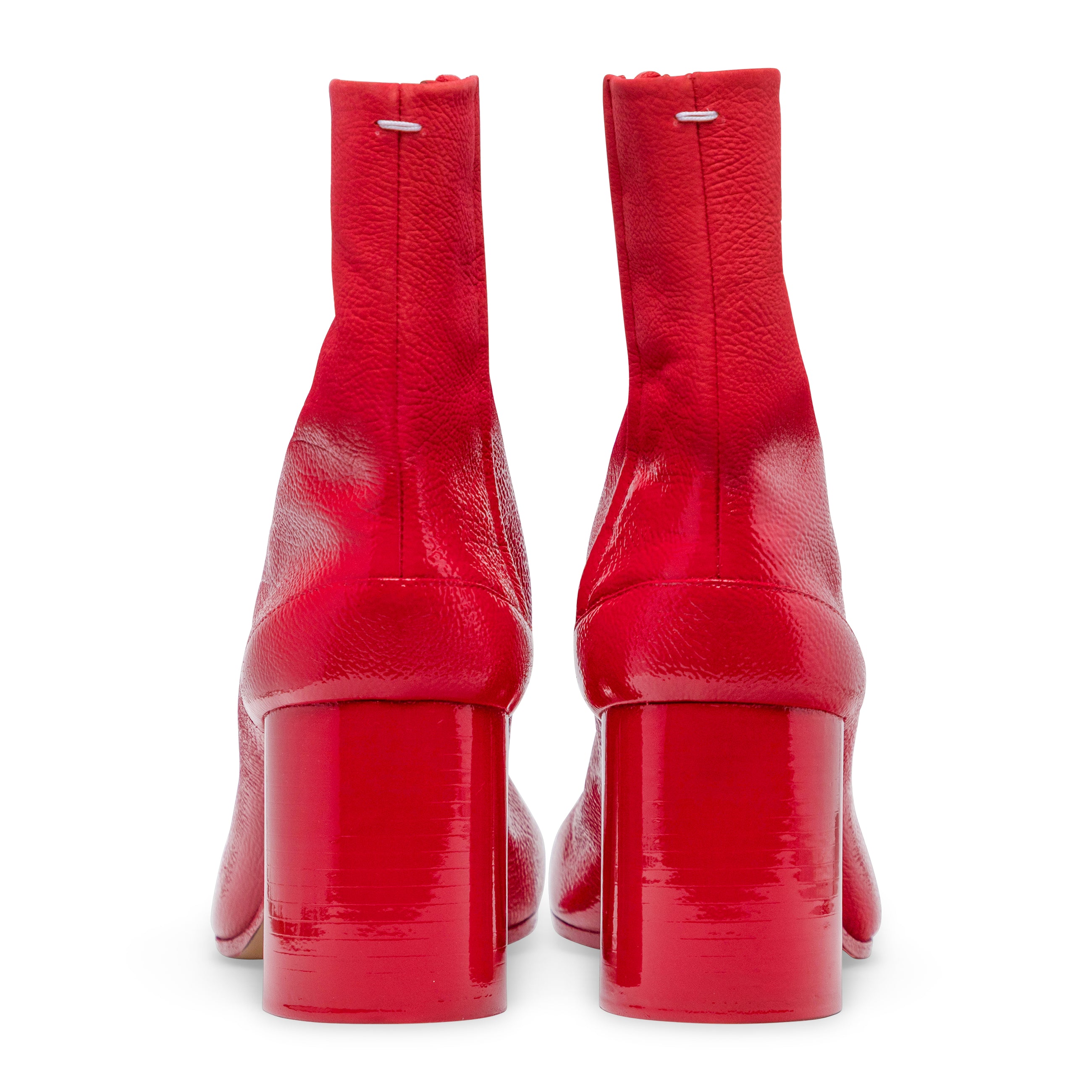 Maison Margiela Tabi Ankle Boots H80 Red
