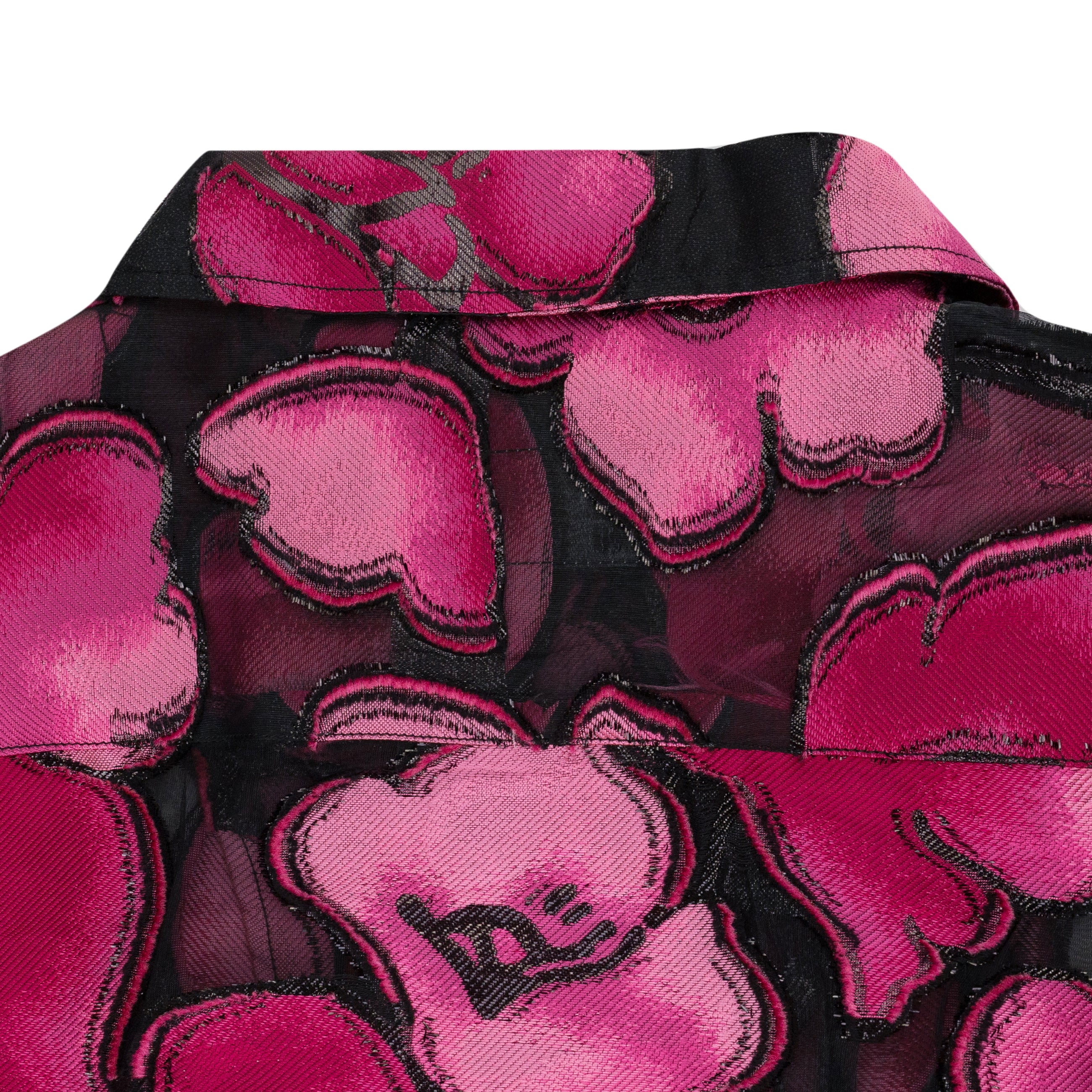 4SDESIGNS - Wide Floral Camp Shirt Pink