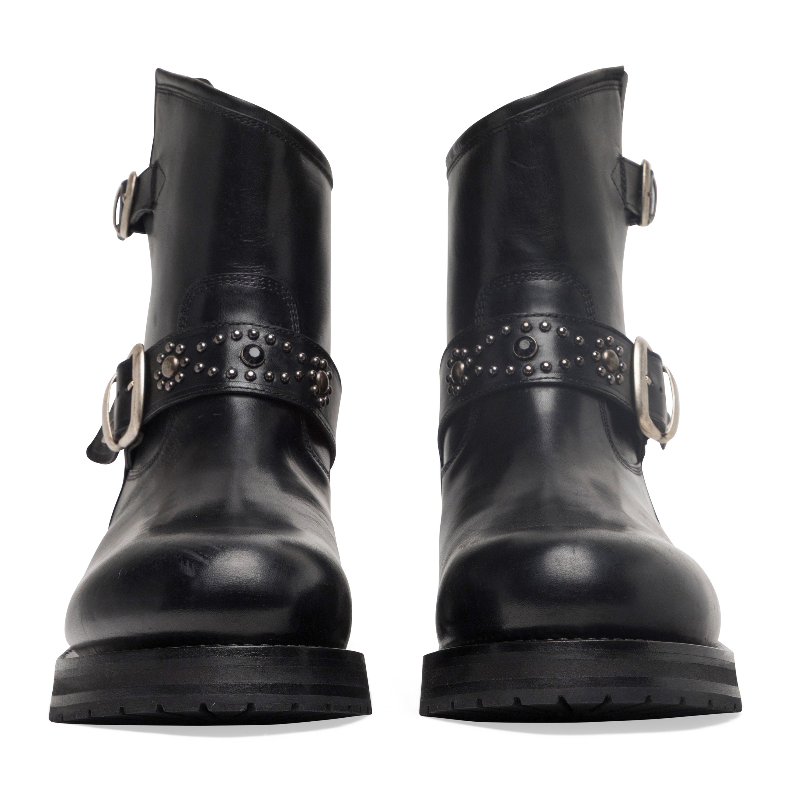 Second Layer 8" Rider Boot Black Leather