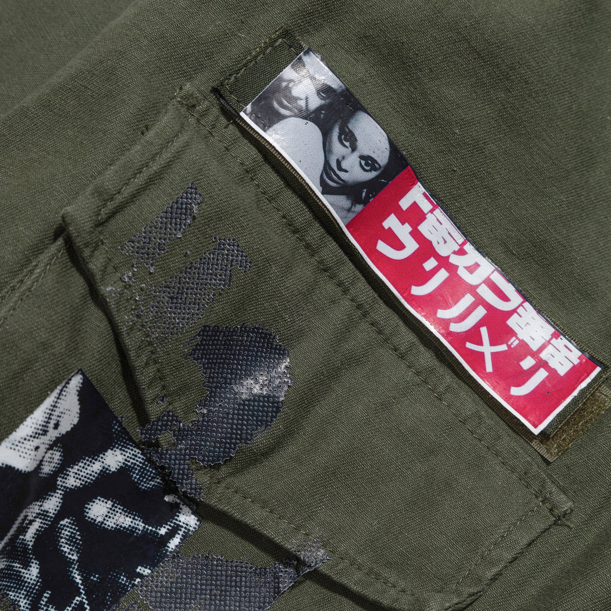 YOSSI CORP Bomber Reworked Jacket Green