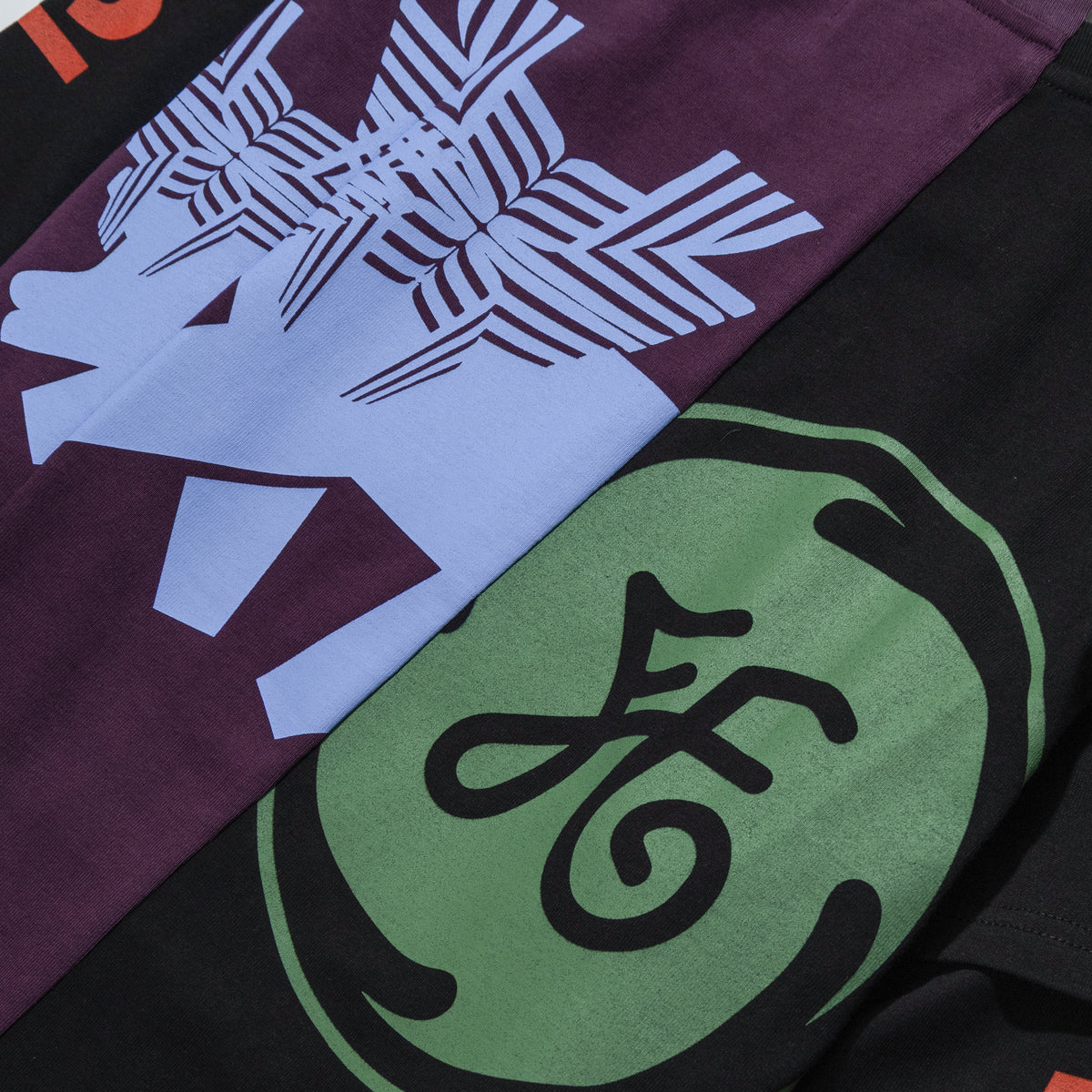 FFFPostalservice Reconstructed Defense Long Sleeve Black/Violet