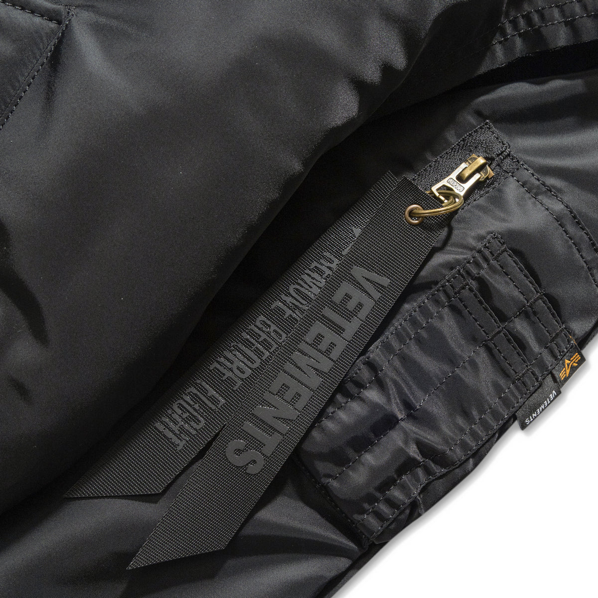 Vetements Reconstructed Bomber Jacket Black