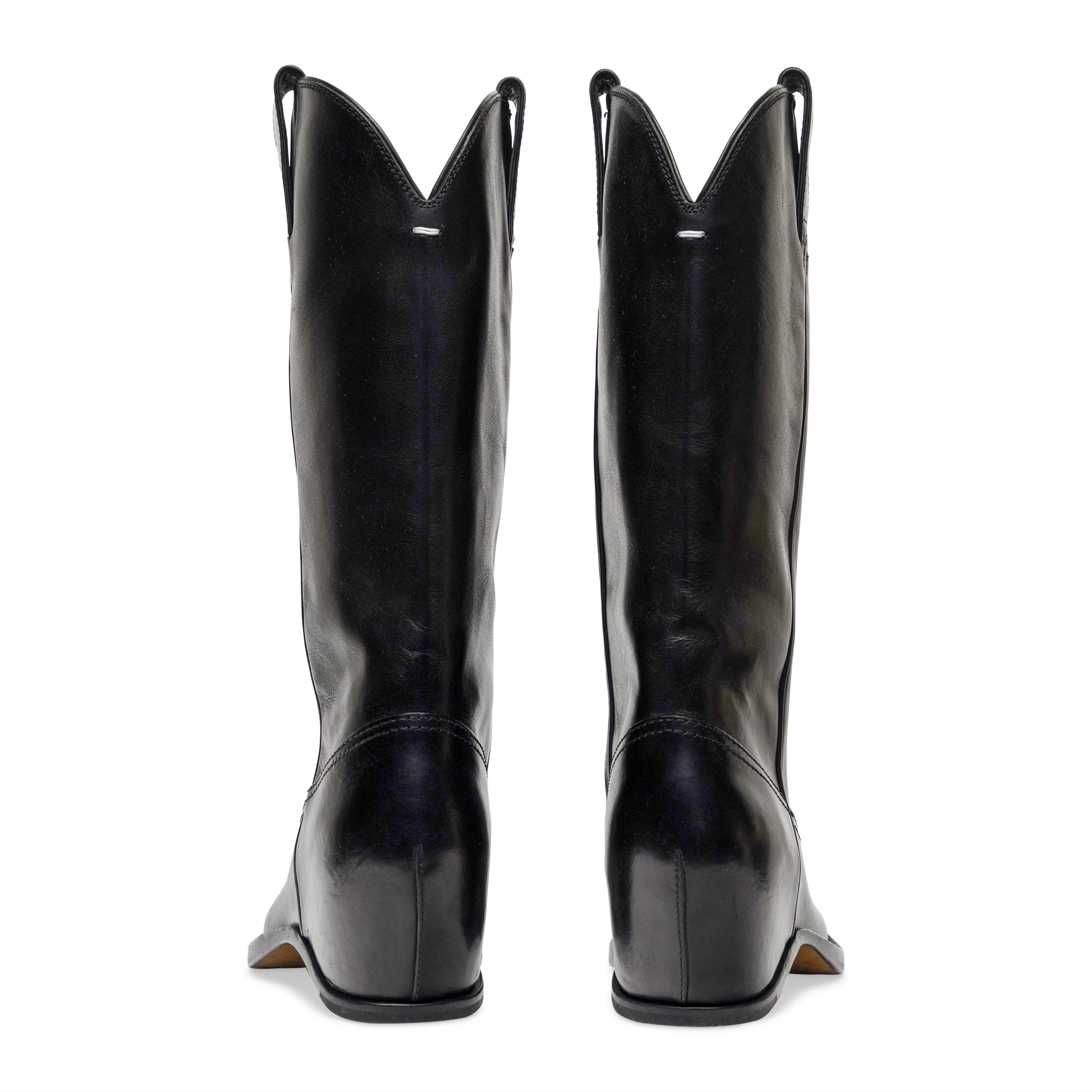 Maison Margiela Heel-Less Western High Boots H45 Black