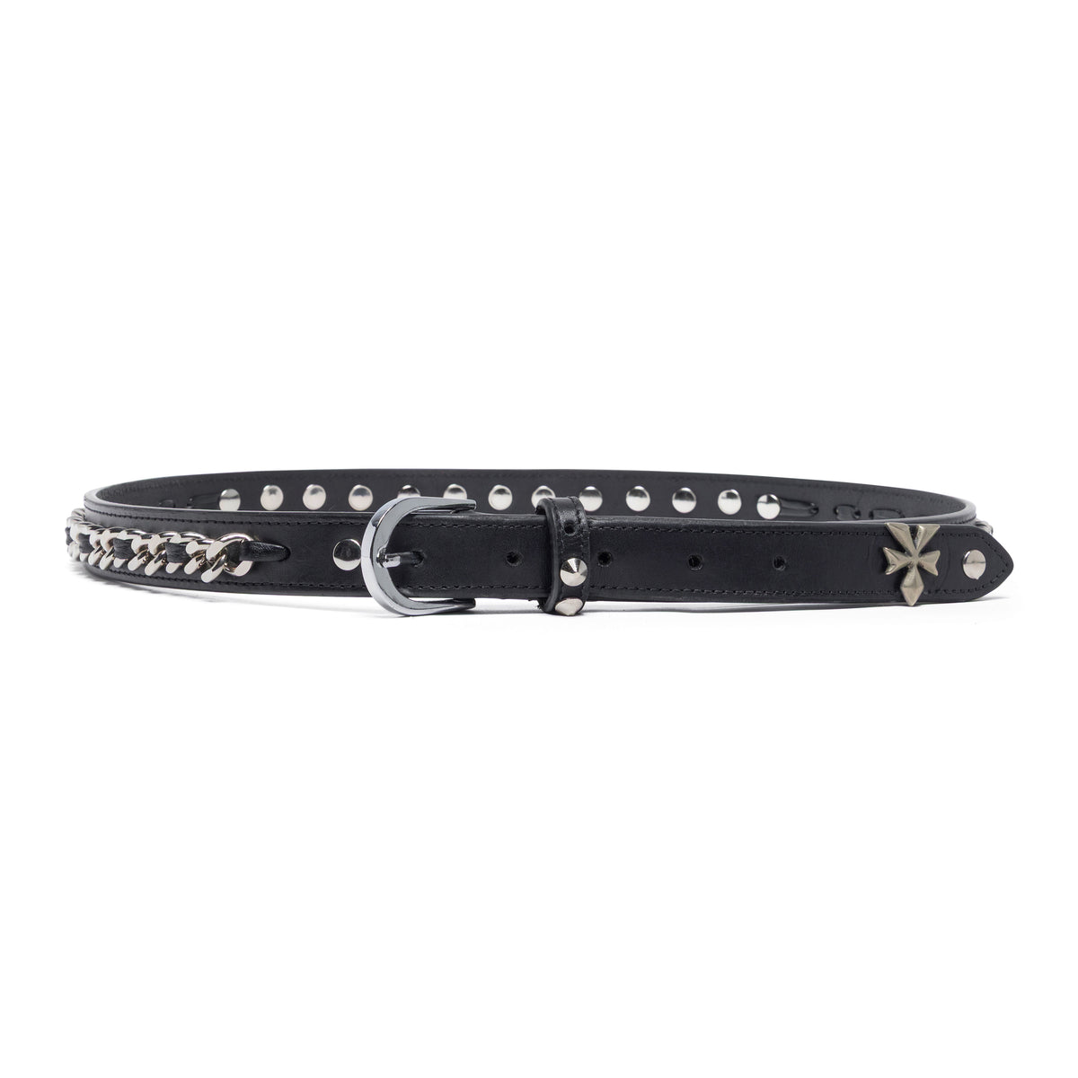 YOSSI CORP Leather Belt Multicolor
