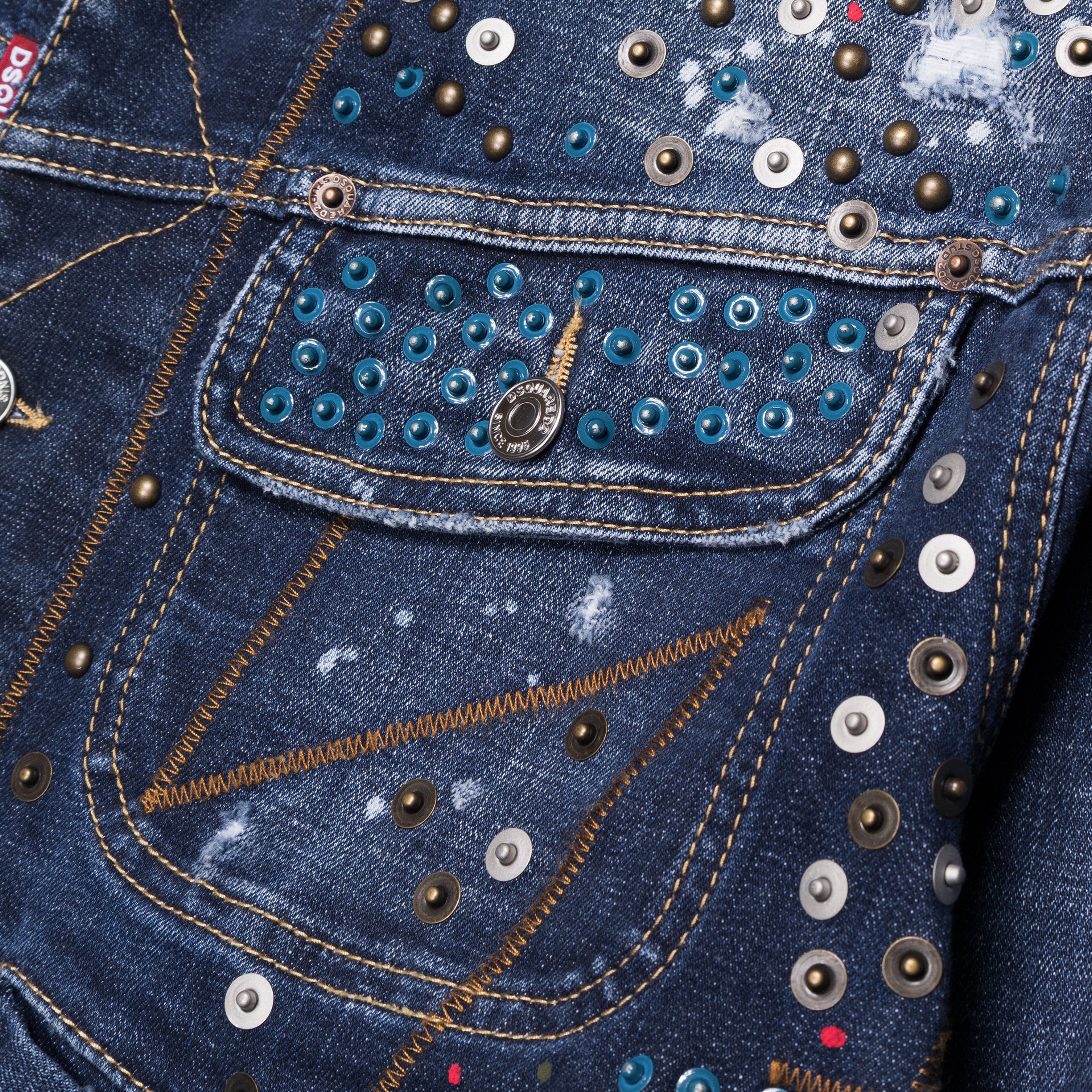 Dsquared2 La Jean Jacket Blue