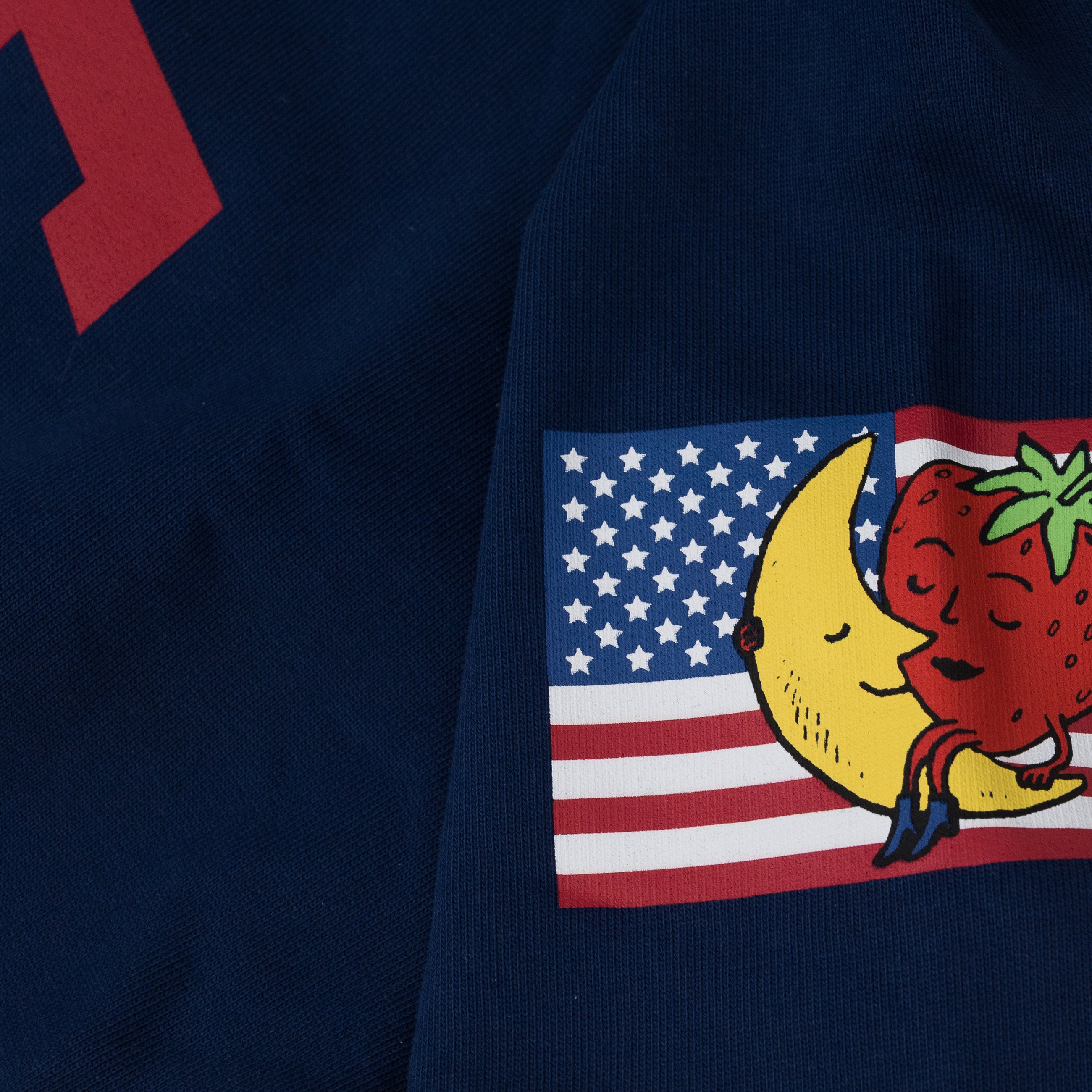 Sky High Farm Workwear SHF 1/4 Zip Sweater Knit Navy