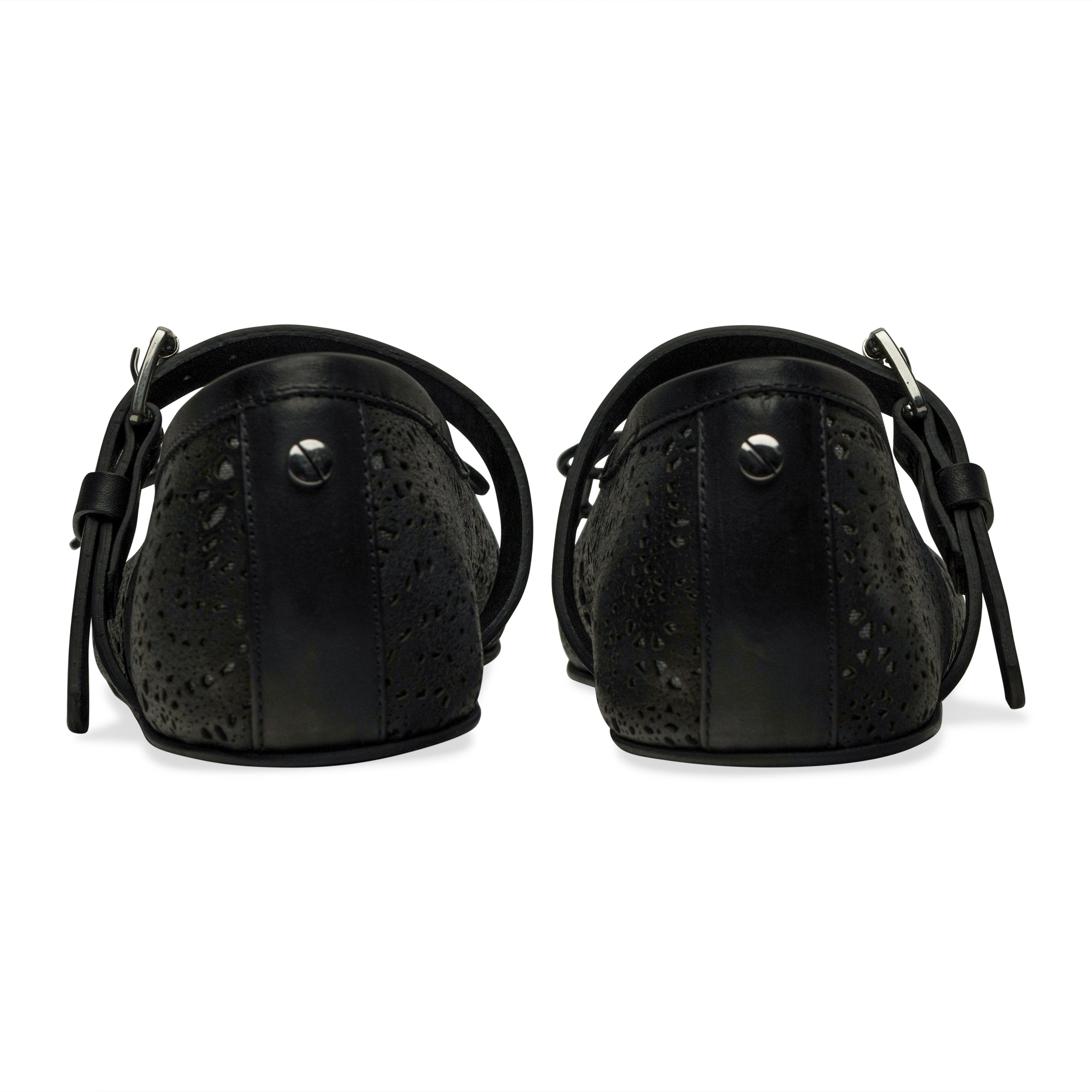 Ann Demeulemeester Zoey Ballerinas With Belt Black