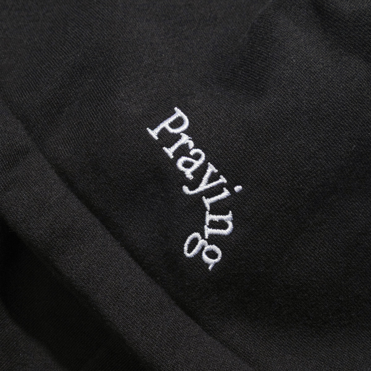 Praying Nobody Cares Hoodie Black