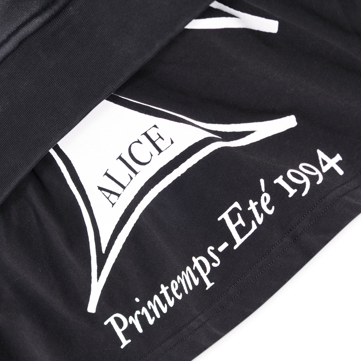 Alice Hollywood Co-Tour Layered Sweatshirt Black