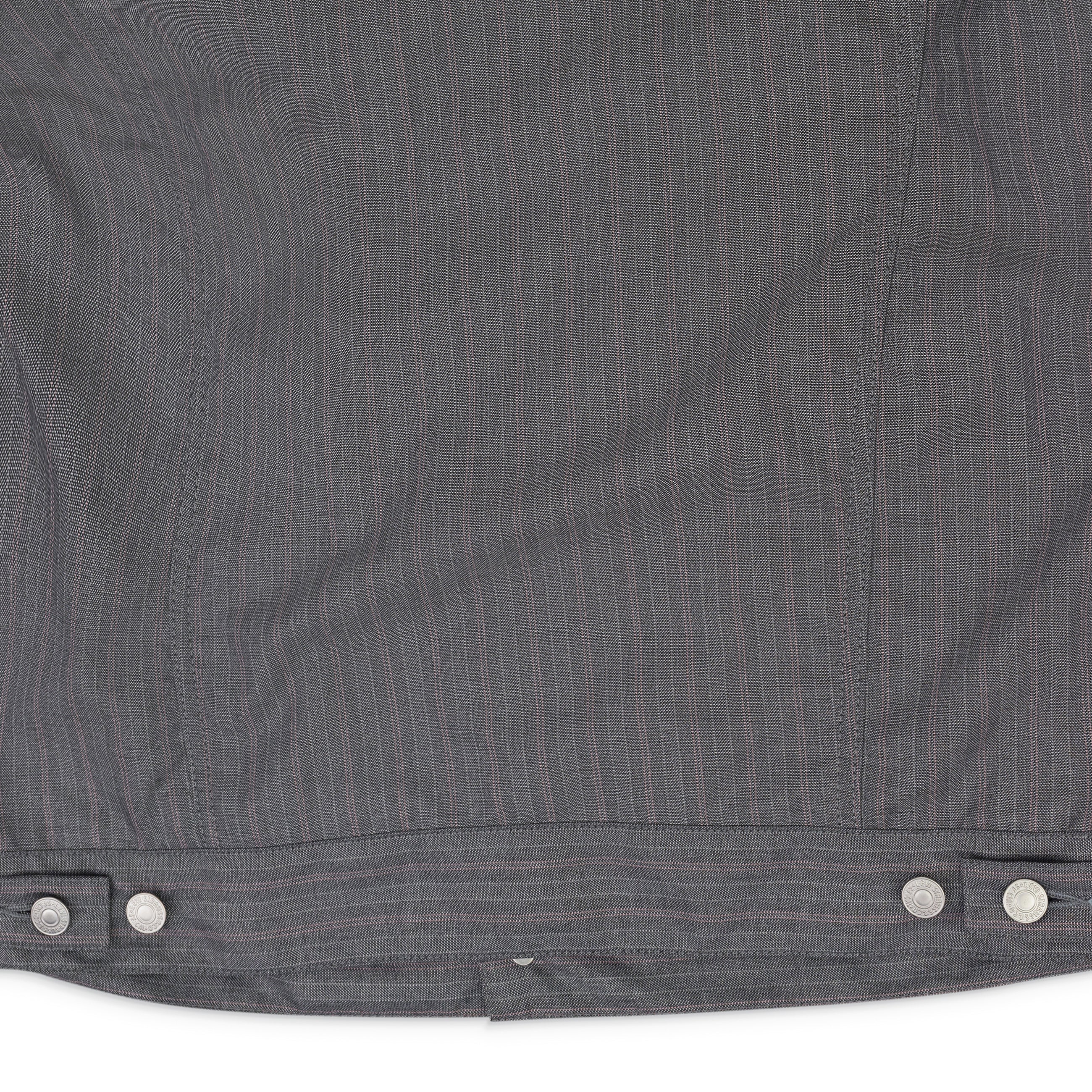 Junya Watanabe Man Levi's Striped Trucker Jacket Grey