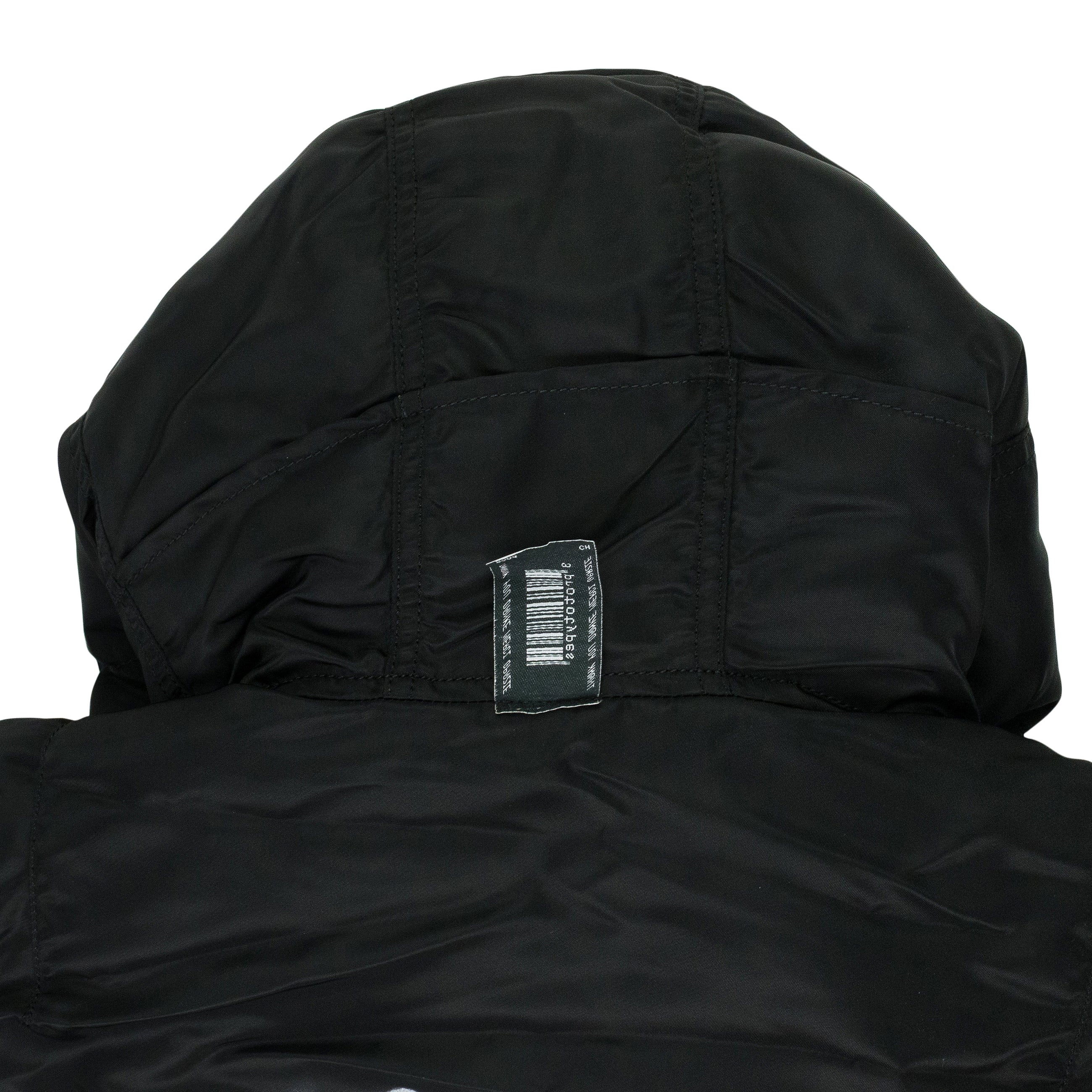 Prototypes Technical Nylon Navy Fixed Hood Bomber Blue