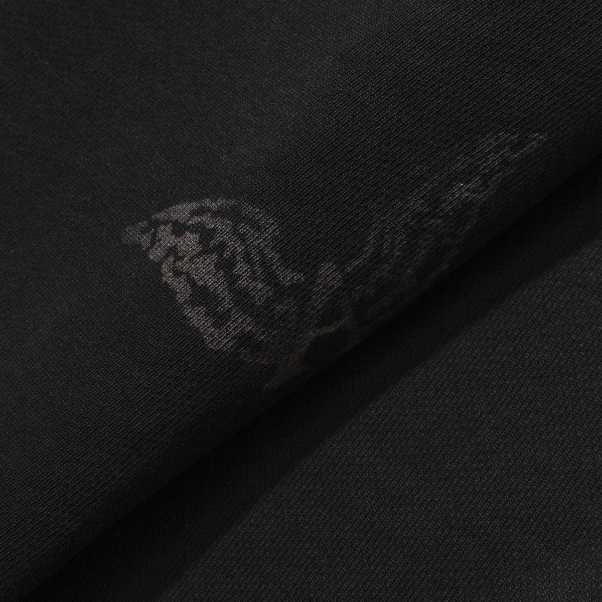 ALEXANDER DIGENOVA Stencil Logo Quarter Zip Vintage Black