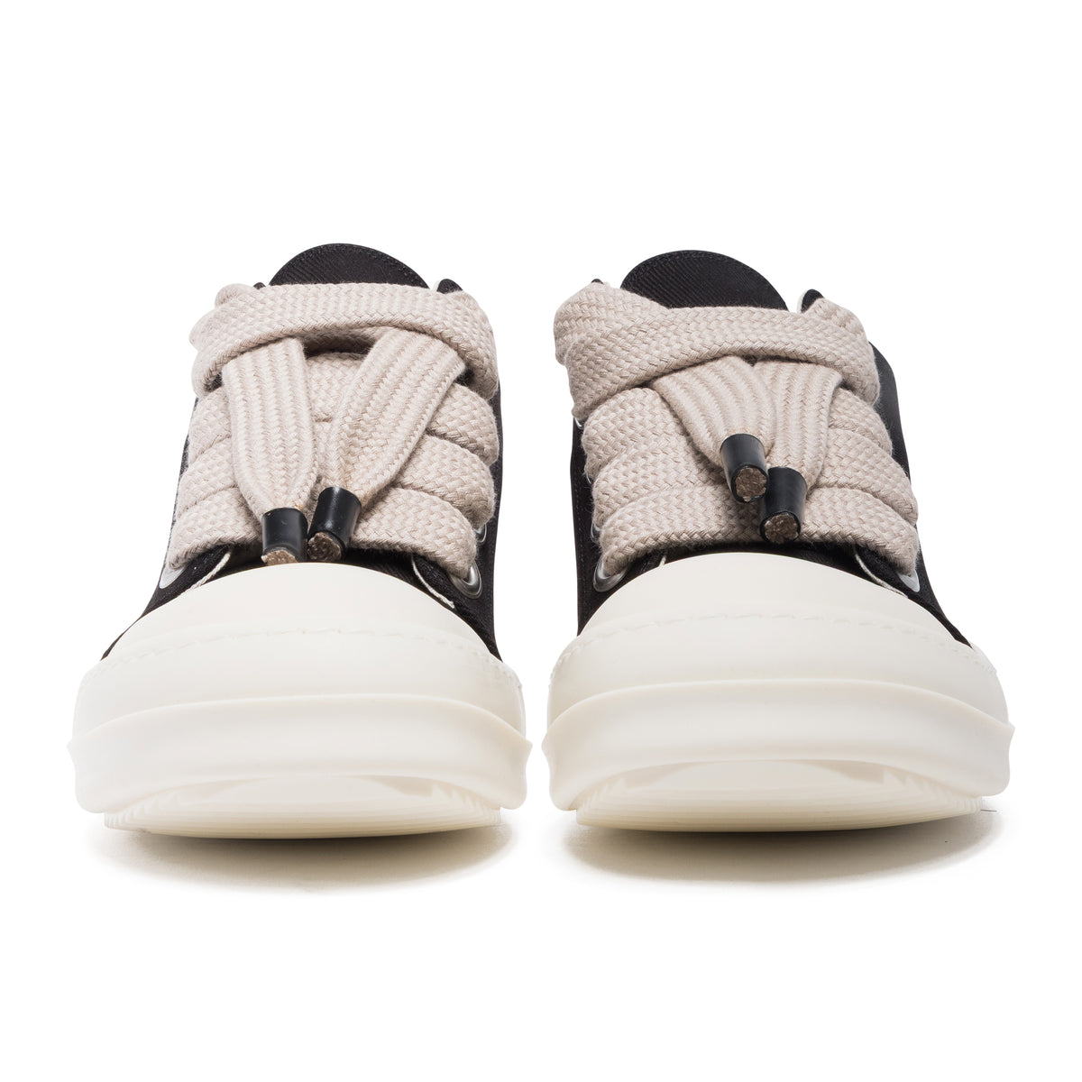 Rick Owens DRKSHDW Jumbolace Low Sneaks Black/Milk/Milk