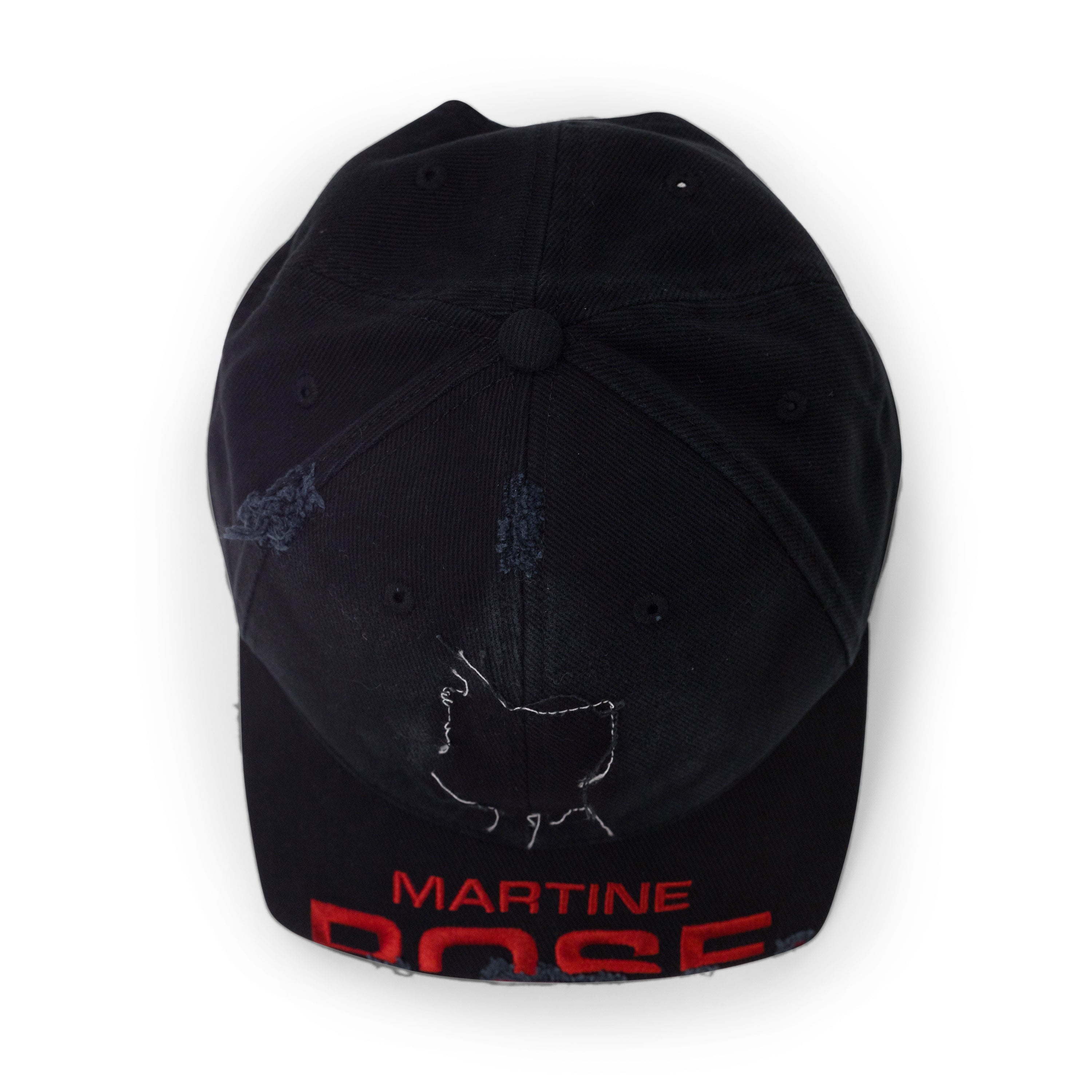 Martine Rose Cut Peak Cap Black – ESSXNYC