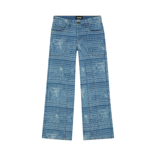 AHLUWALIA KAMPALA DENIM JEAN LIGHT INDIGO