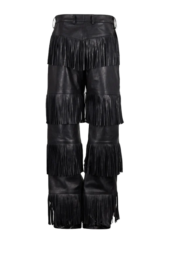 Martine Rose Fringe Trouser
 Black