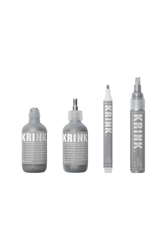 Silver Set: K-42, K-60, K-66, And K-75 Silver Paint Markers