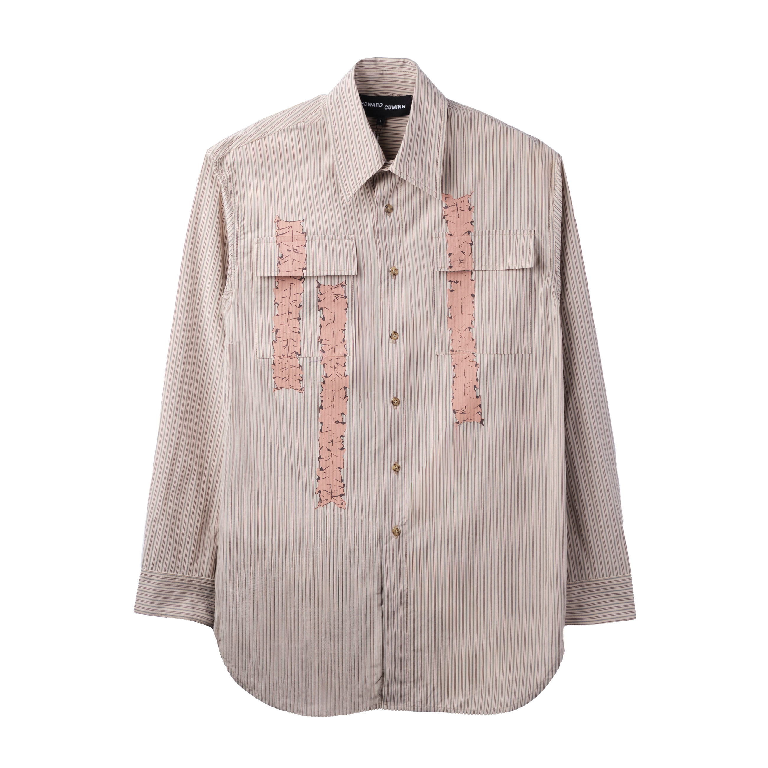 Edward Cuming Typewriter Work Shirt Brown 9295