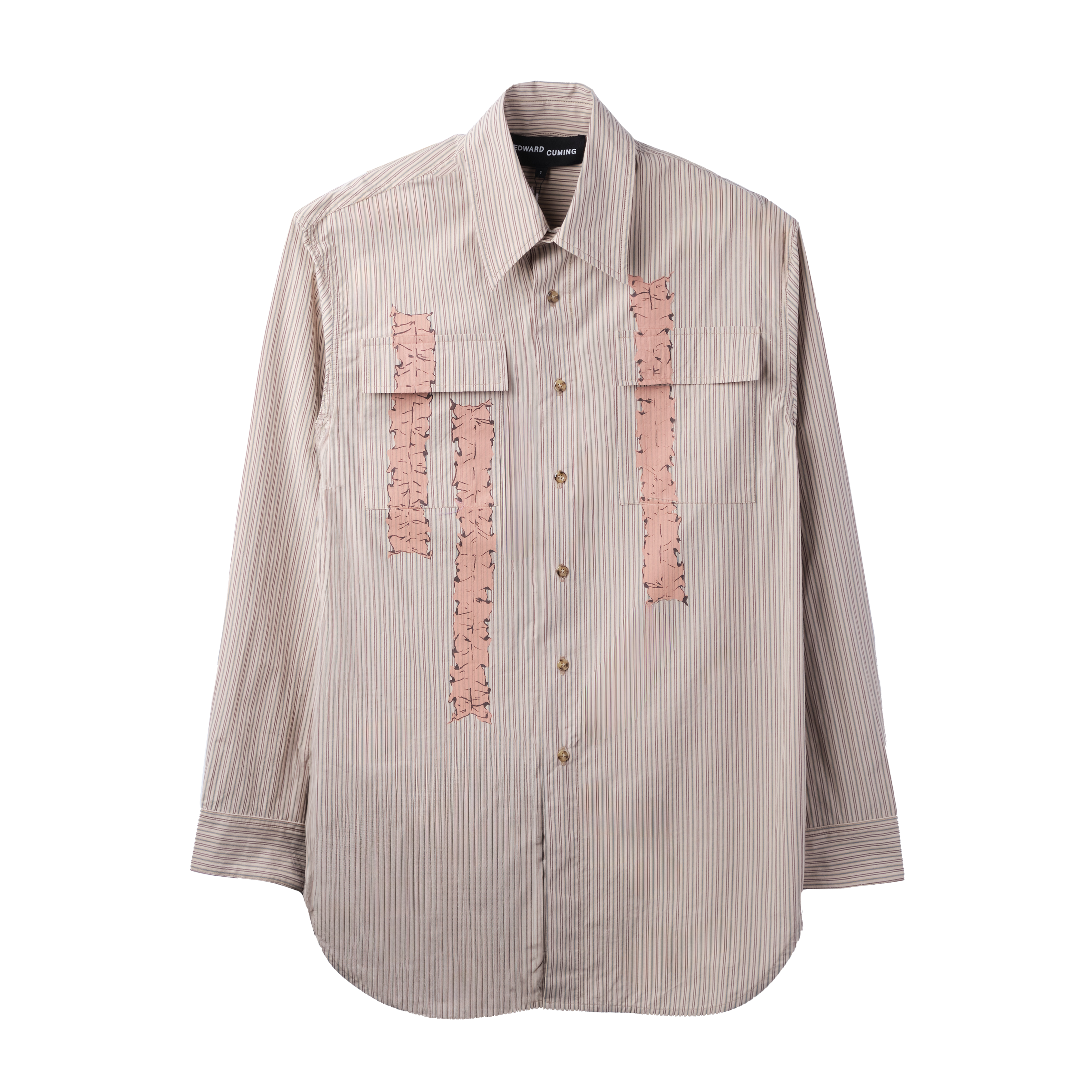Edward Cuming Typewriter Work Shirt Brown 9295