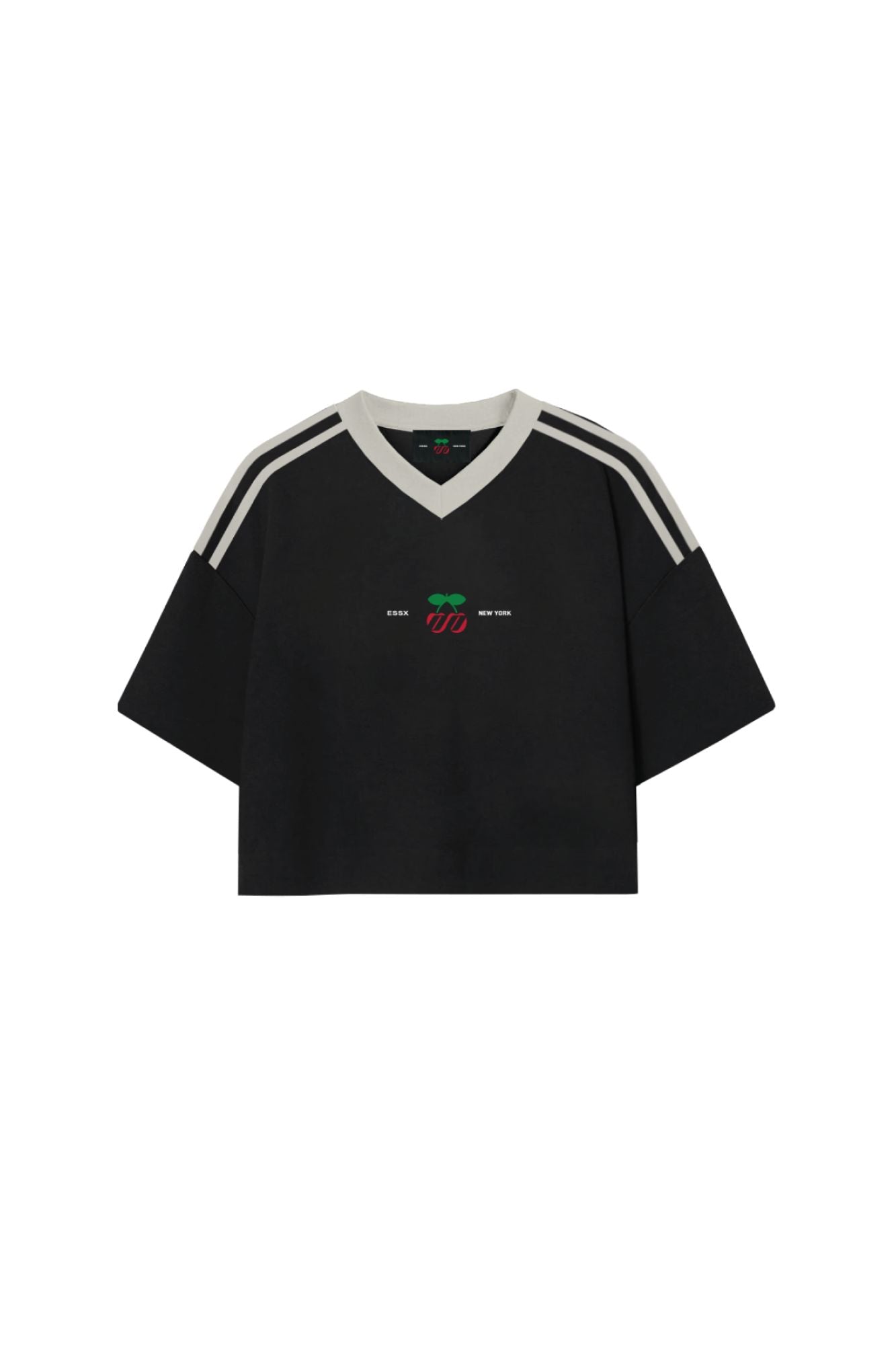 Numero 00 x Pacha x ESSX Woman T-Shirt Crop Pacha 00 Black – ESSXNYC