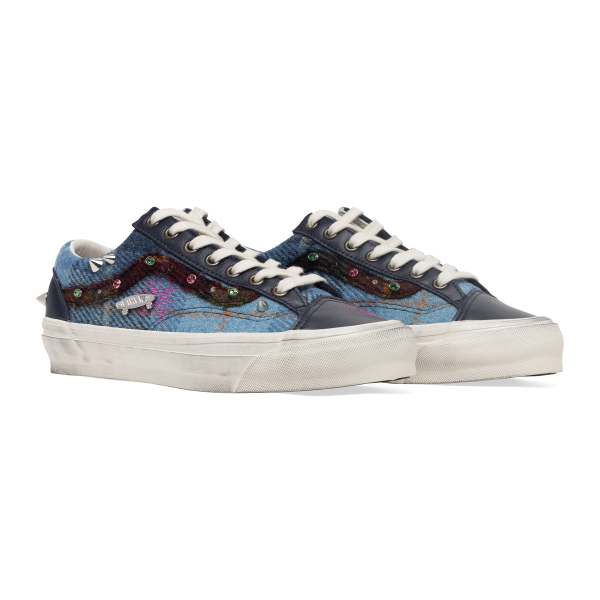 Vans Lx Old Skool 36 Harris Tweed Navy/Multi