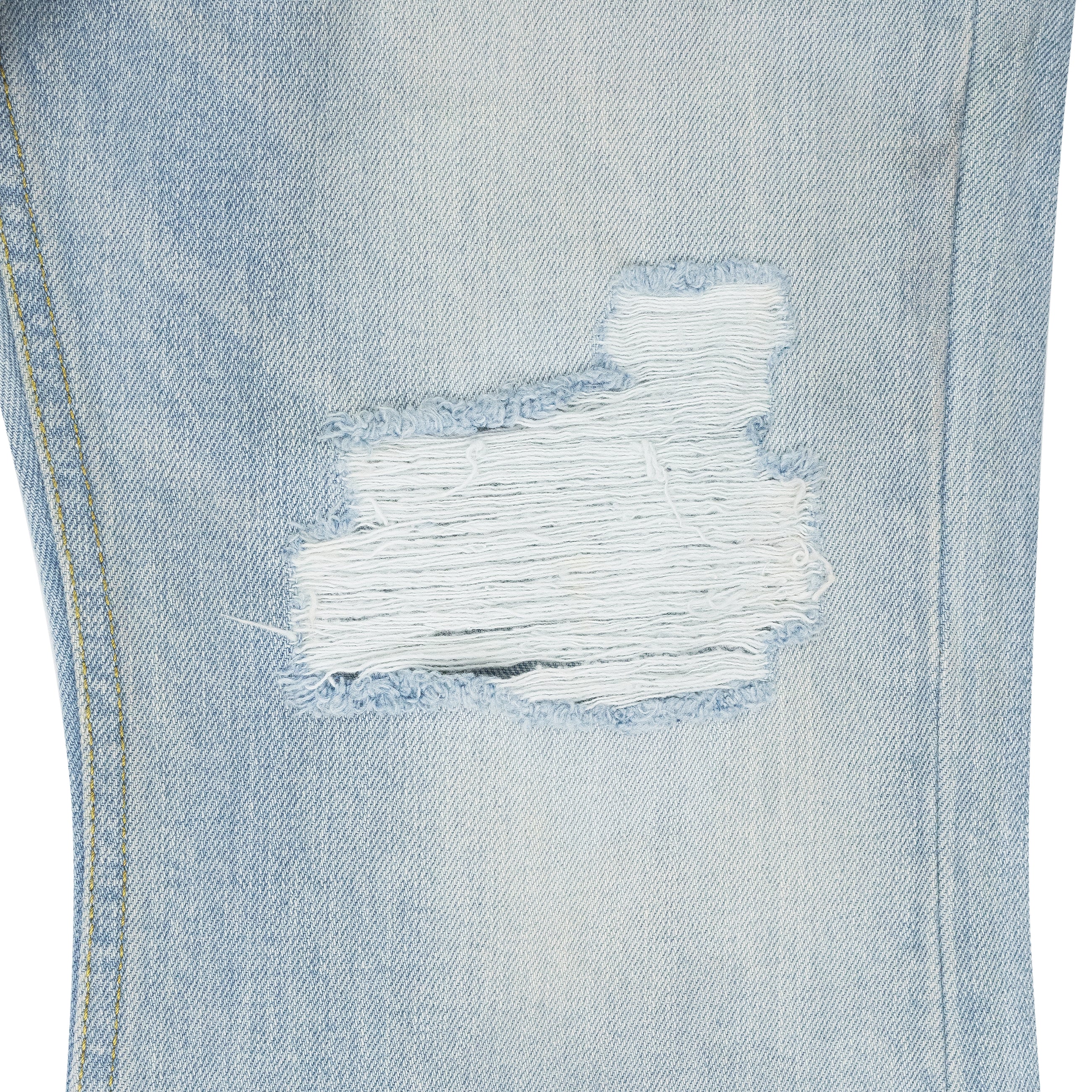 Protocol Index Blue Double Closure Flared Denim