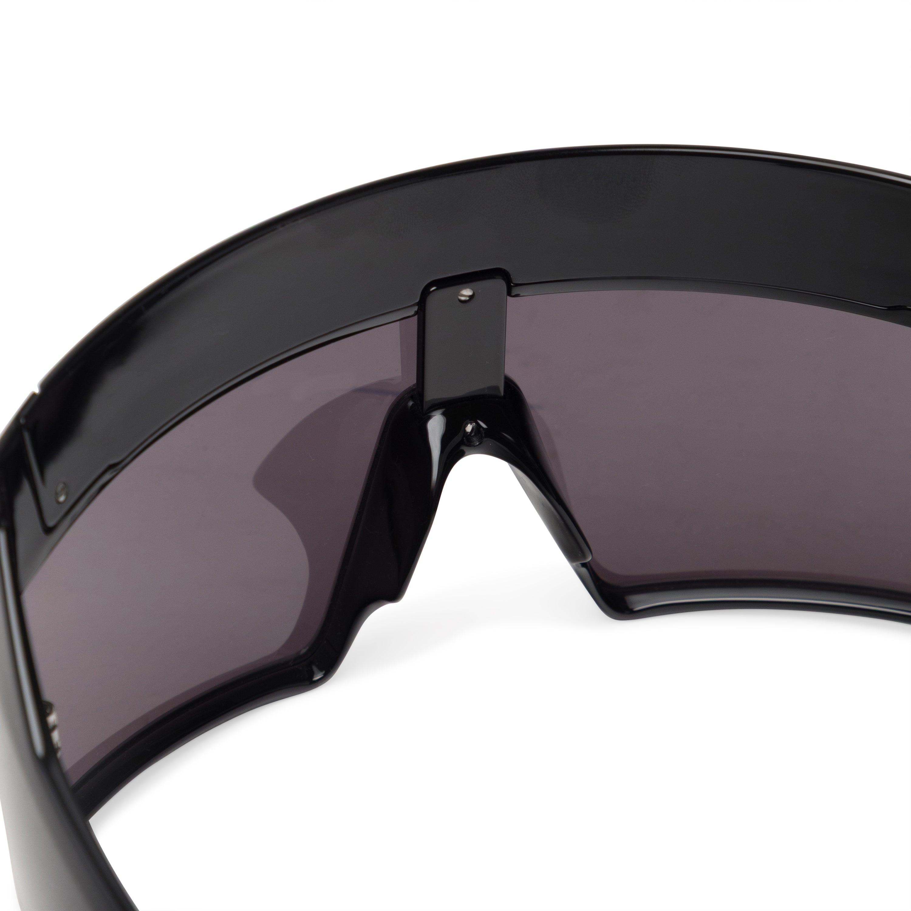 Rick Owens DRKSHDW Black Rev Shiny Sunglasses – ESSXNYC