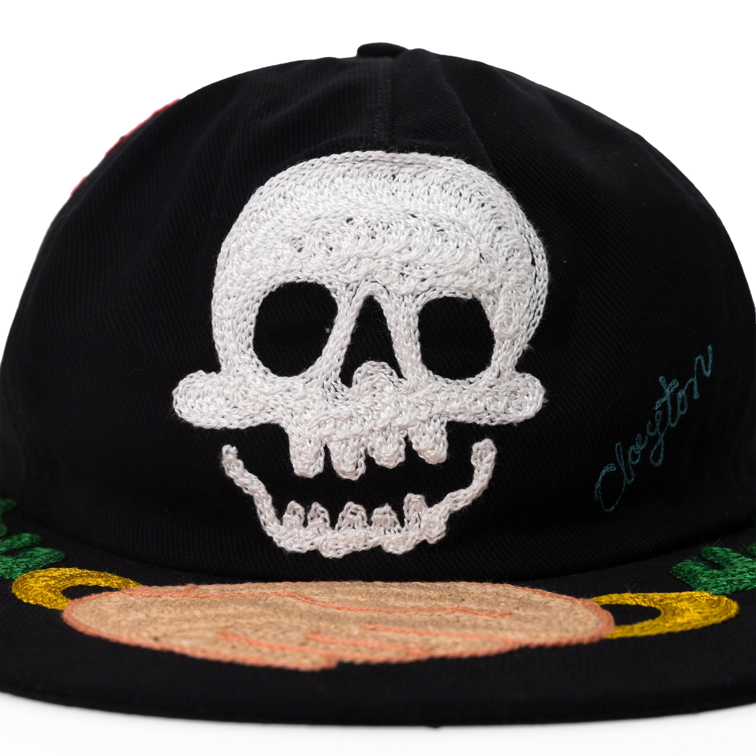 Clayton Patterson Skull Cap Black