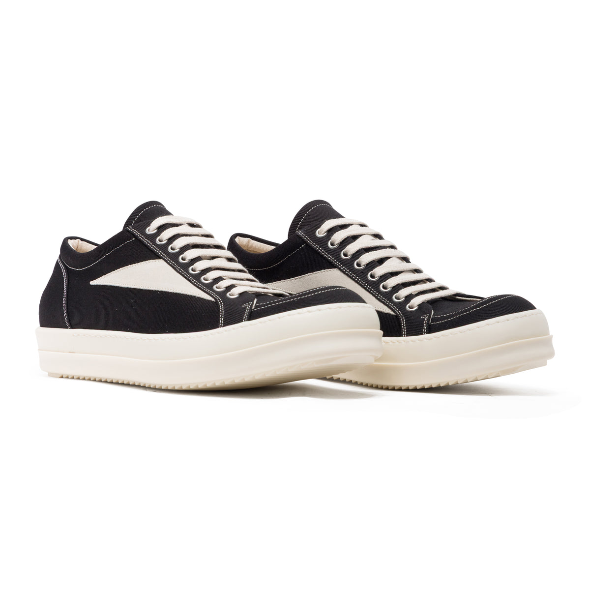 Rick Owens DRKSHDW Vintage Sneaks Black/Milk/Milk