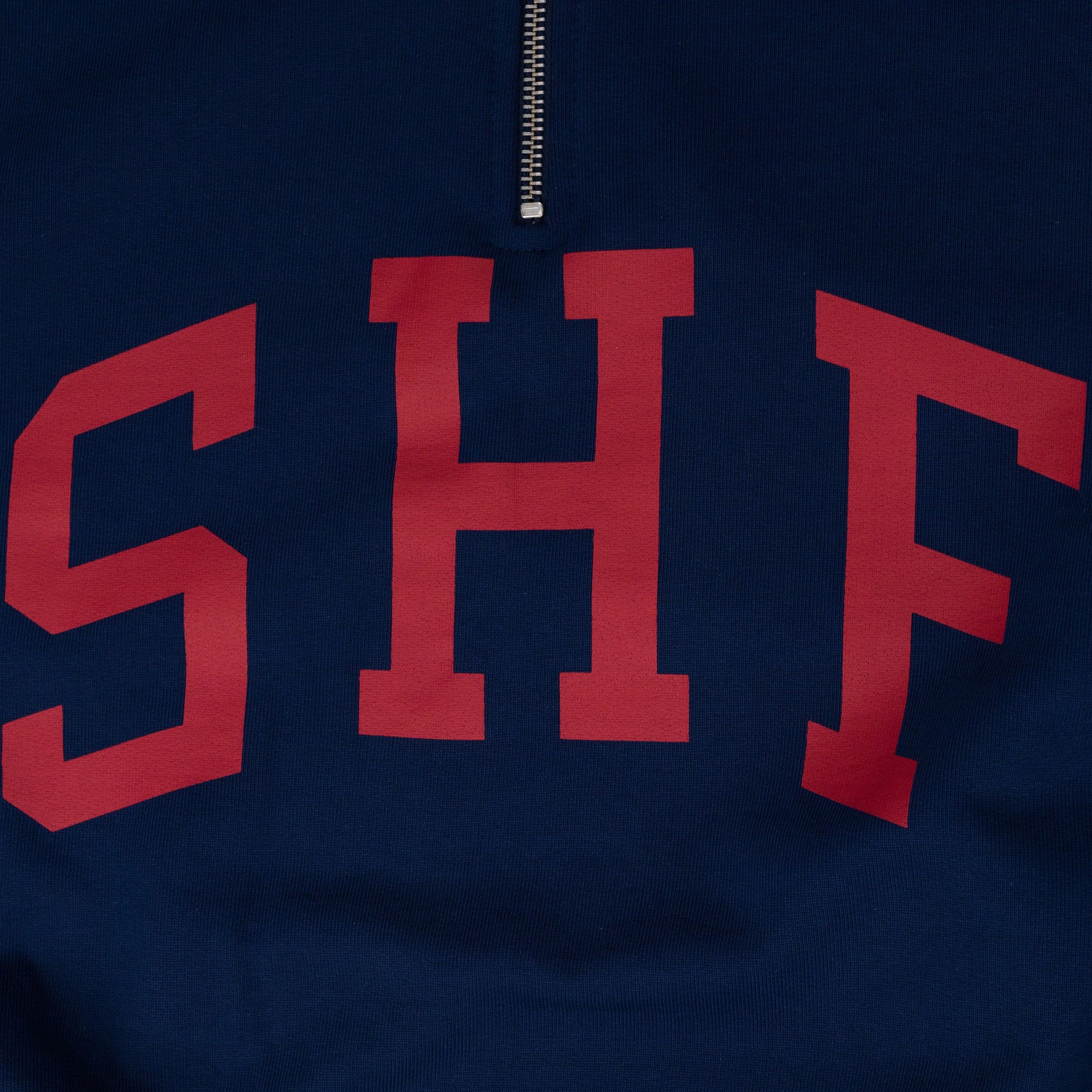 Sky High Farm Workwear SHF 1/4 Zip Sweater Knit Navy