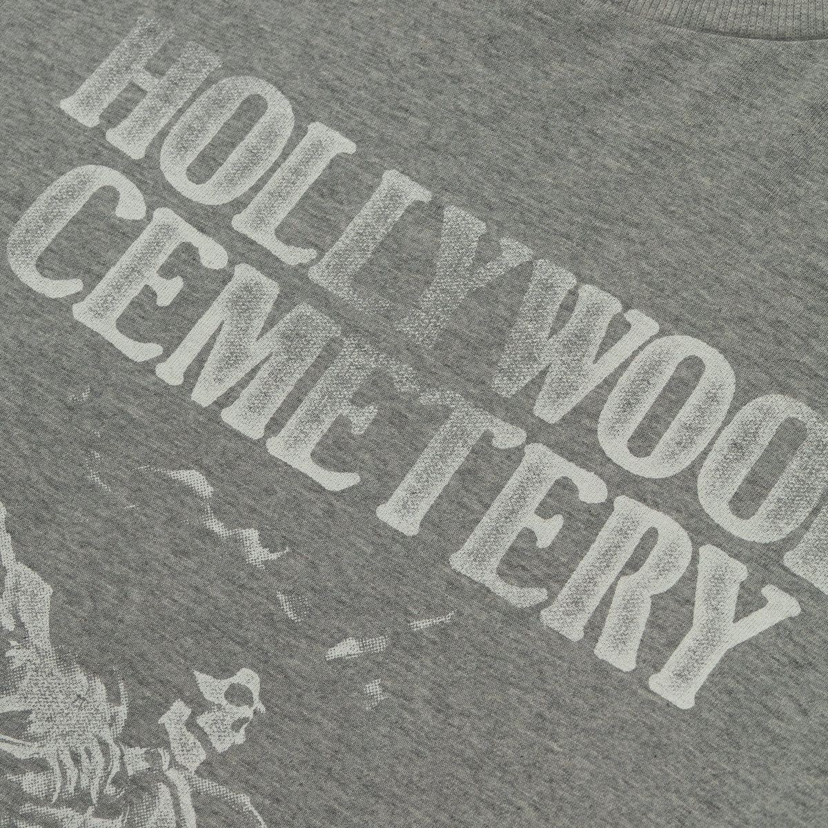 Ercole Studio Hollywood Cemetery Double Layer Boxy Tee Heather