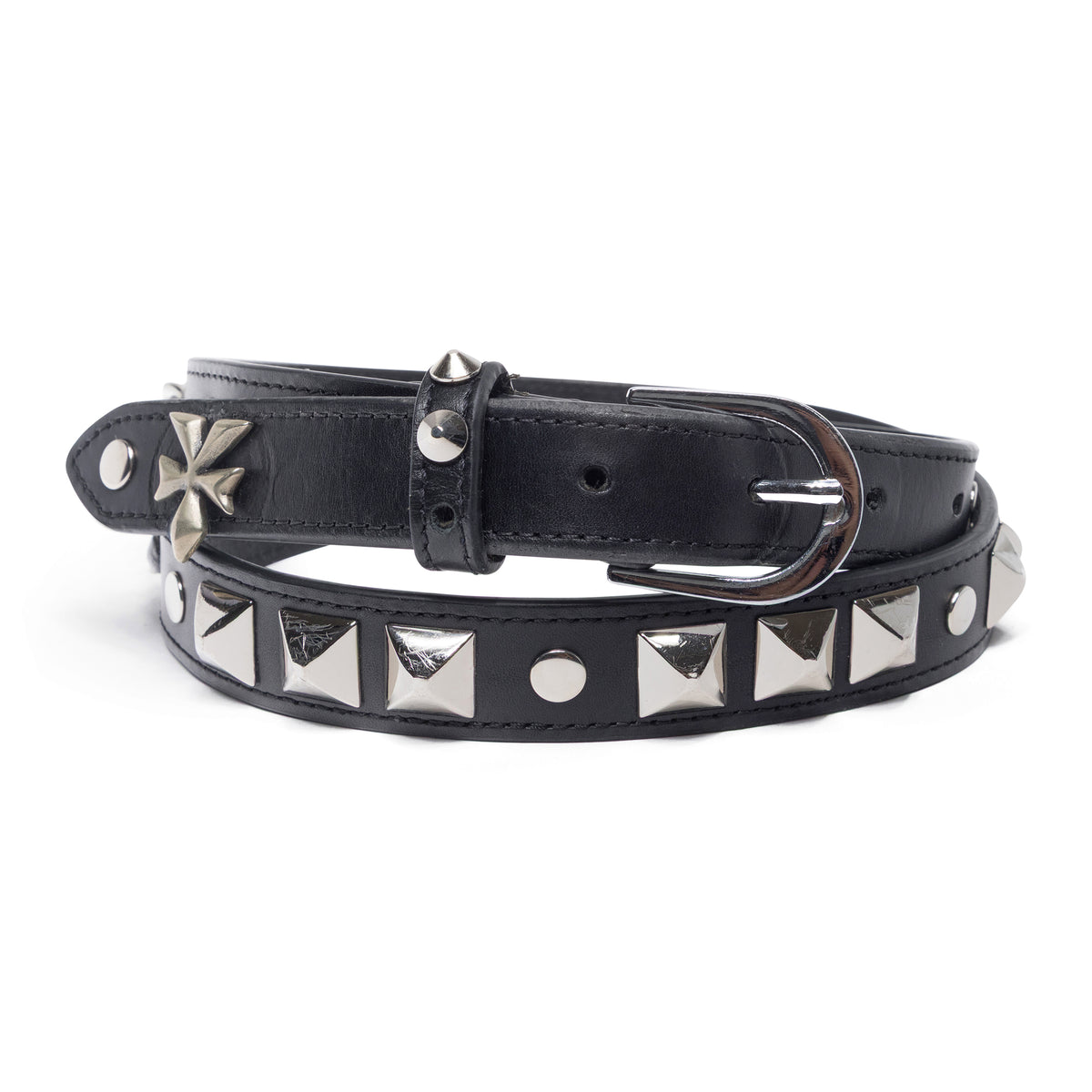 YOSSI CORP Leather Belt Multicolor
