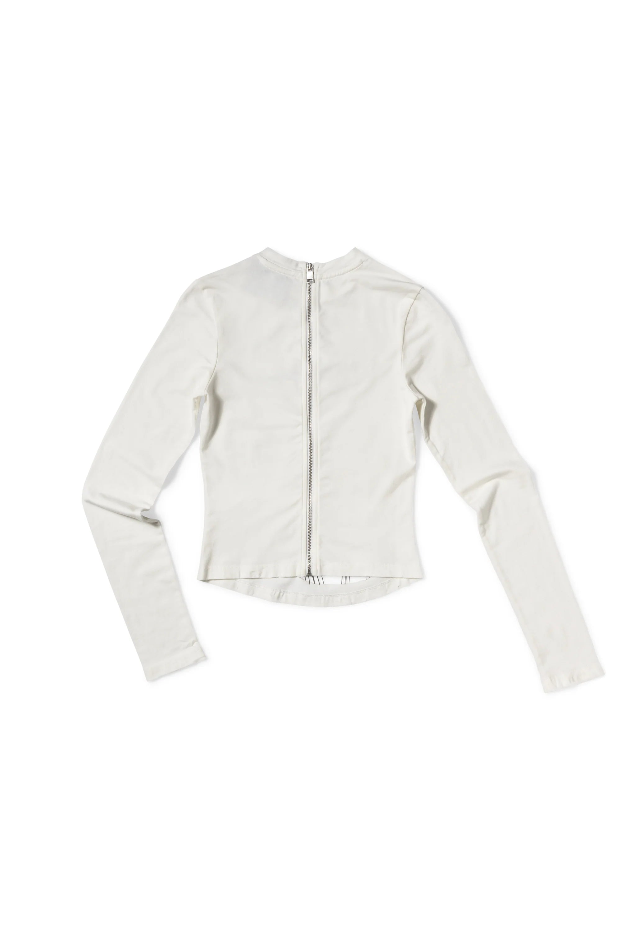 Dilara Safety Pin Longeleeve T-Shirt White