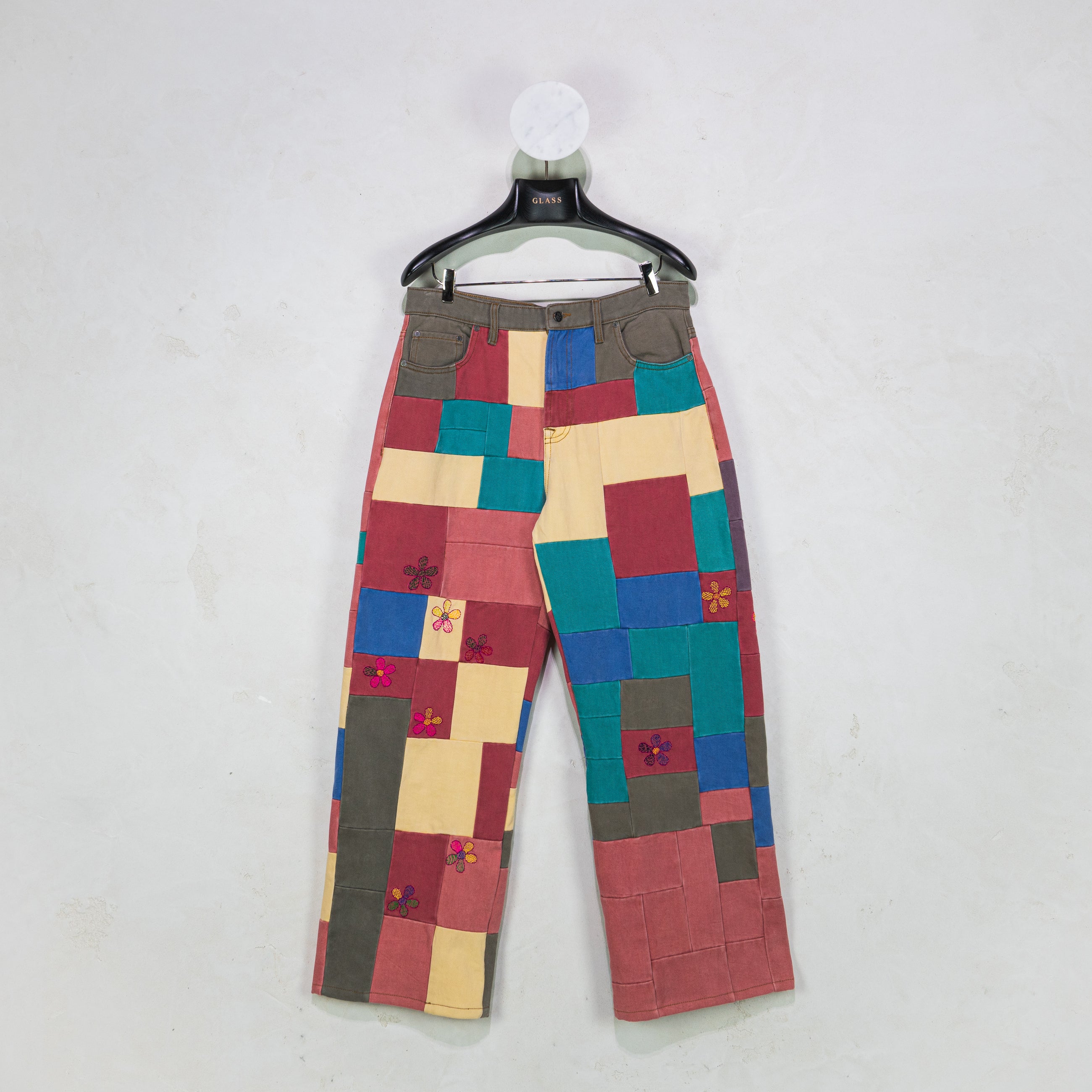 Glass Cypress Multicolor Patchwork Denim