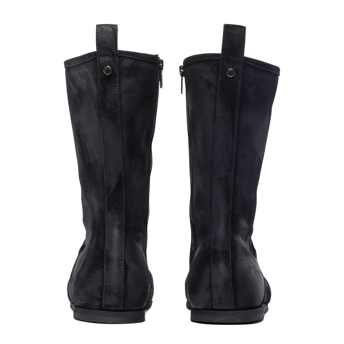 Ann Demeulemeester High-Top Boxing Sneakers Black