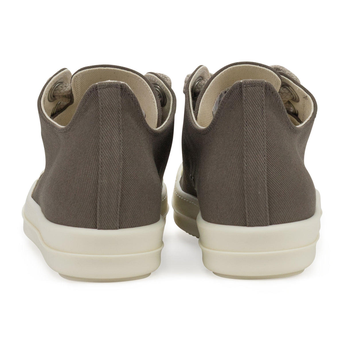 Rick Owens DRKSHDW Jumbolace Low Sneaks Dust/Milk/Milk