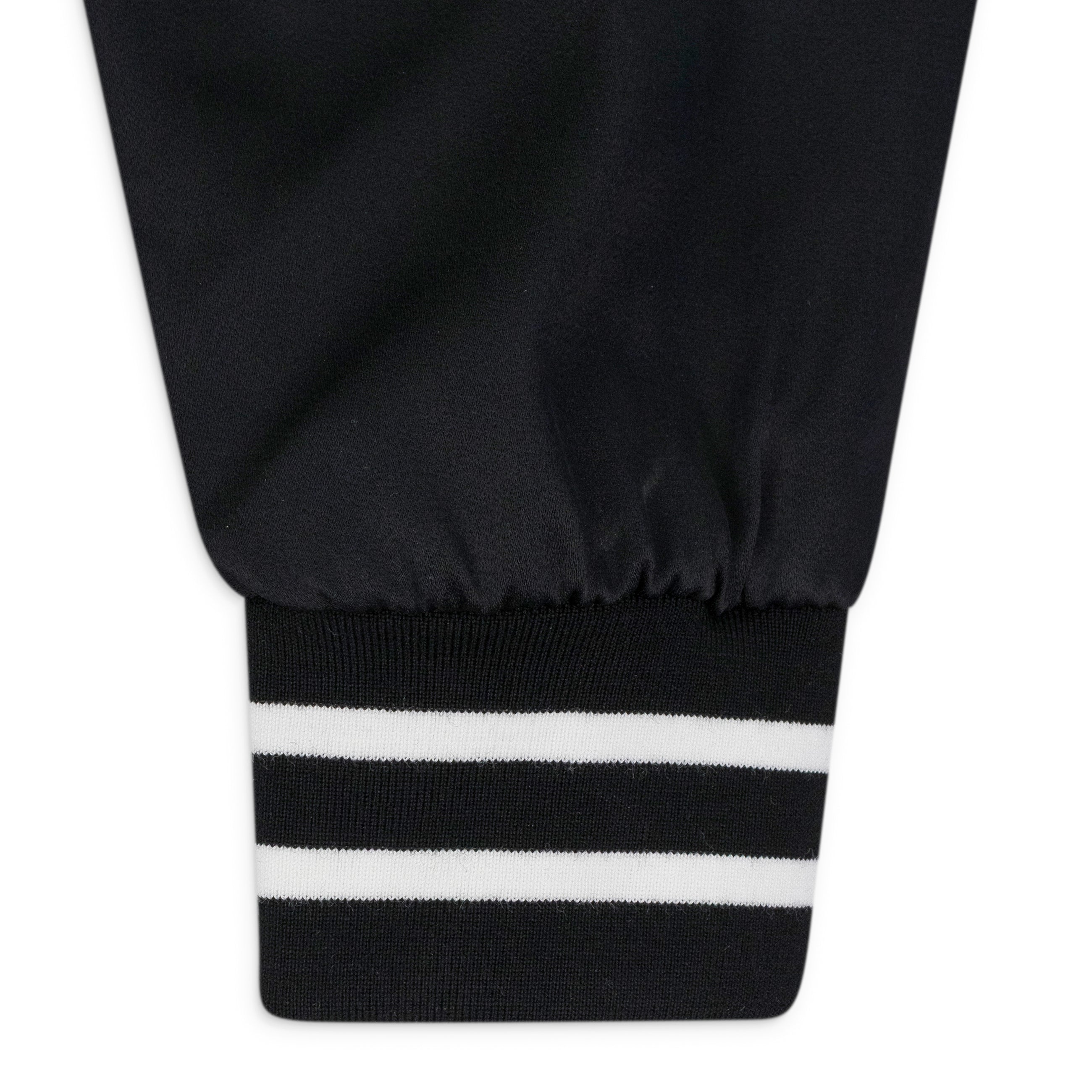 Ann Demeulemeester Esko Slim Fit Raglan Bomber With "Dreams" Embroidery On Back Black