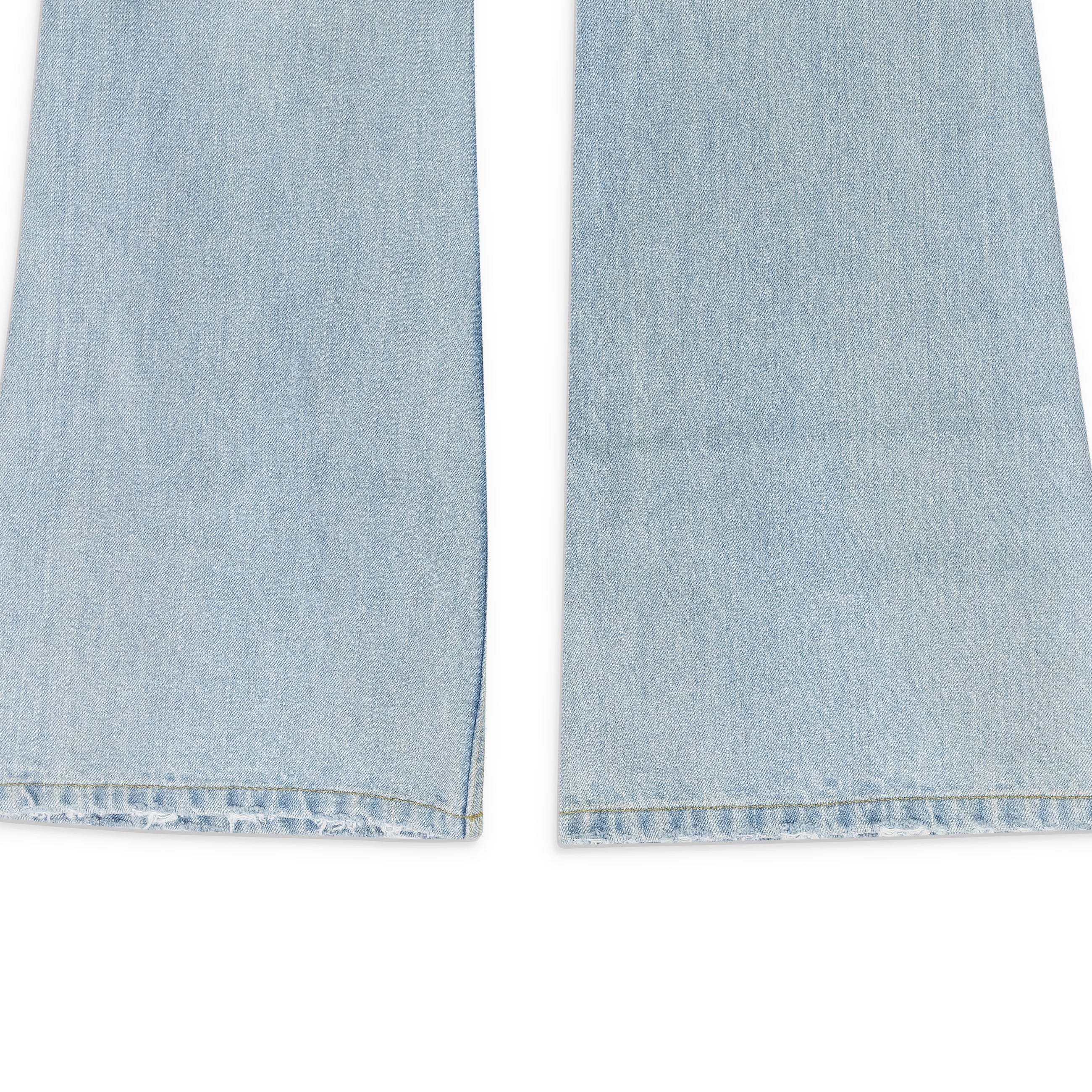 Protocol Index Blue Double Closure Flared Denim