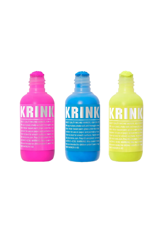 K-60 3 Pack: Fluorescent Blue, Pink, And Yellow