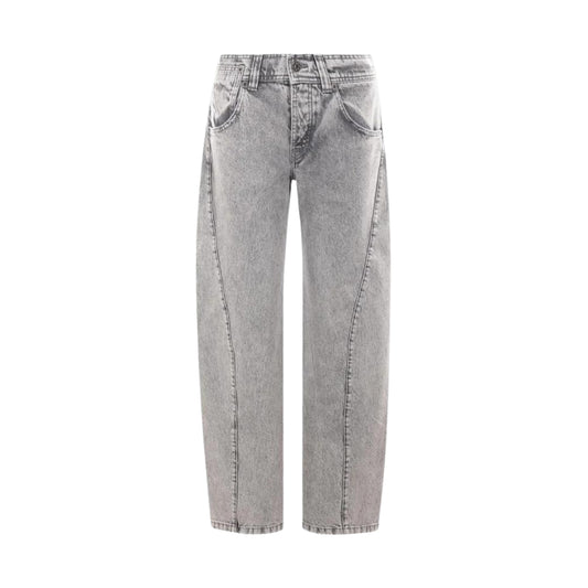 VAQUERA WOMEN TWISTED SEAMS JEANS WOVEN GREY